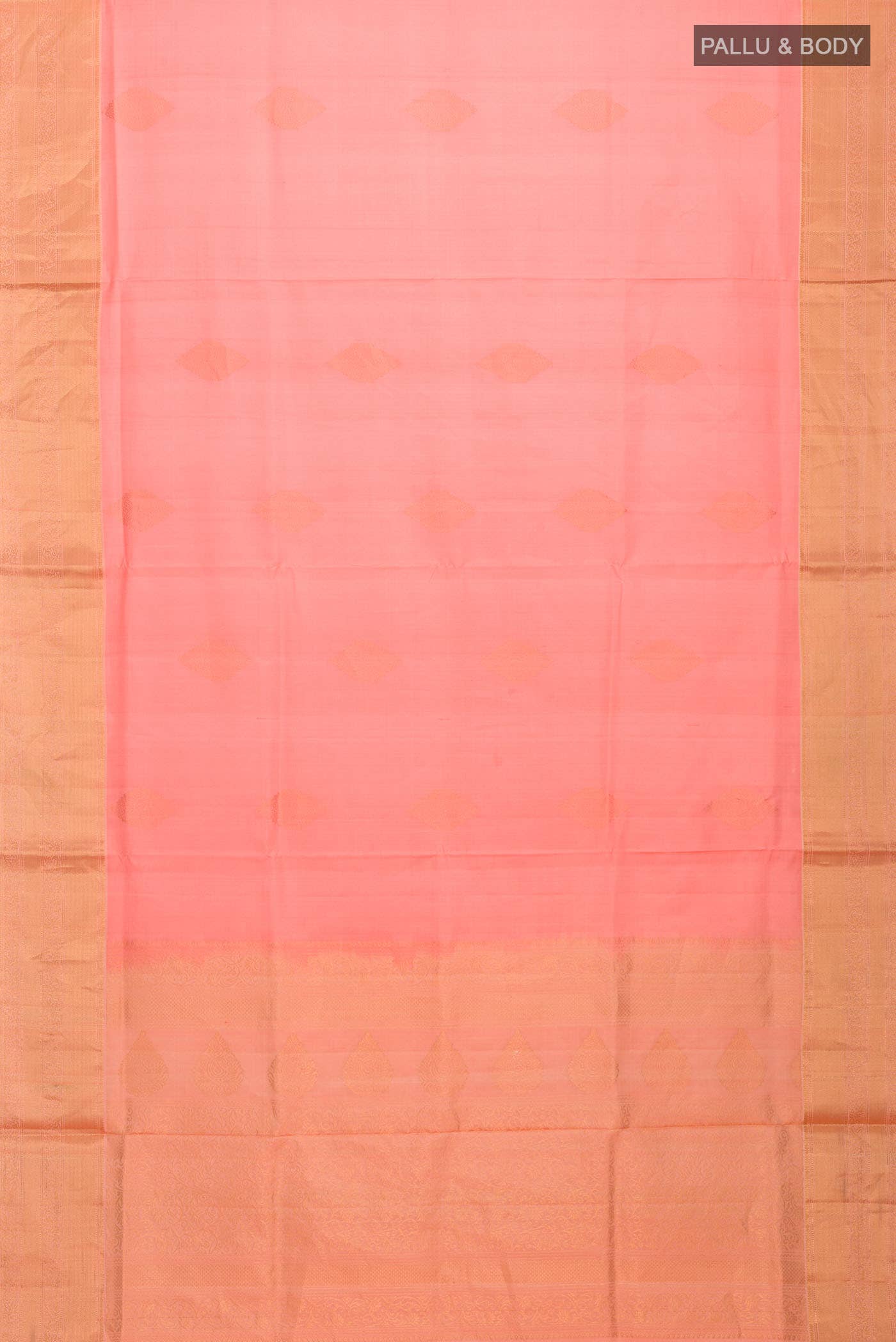 Peach Soft Silk Saree