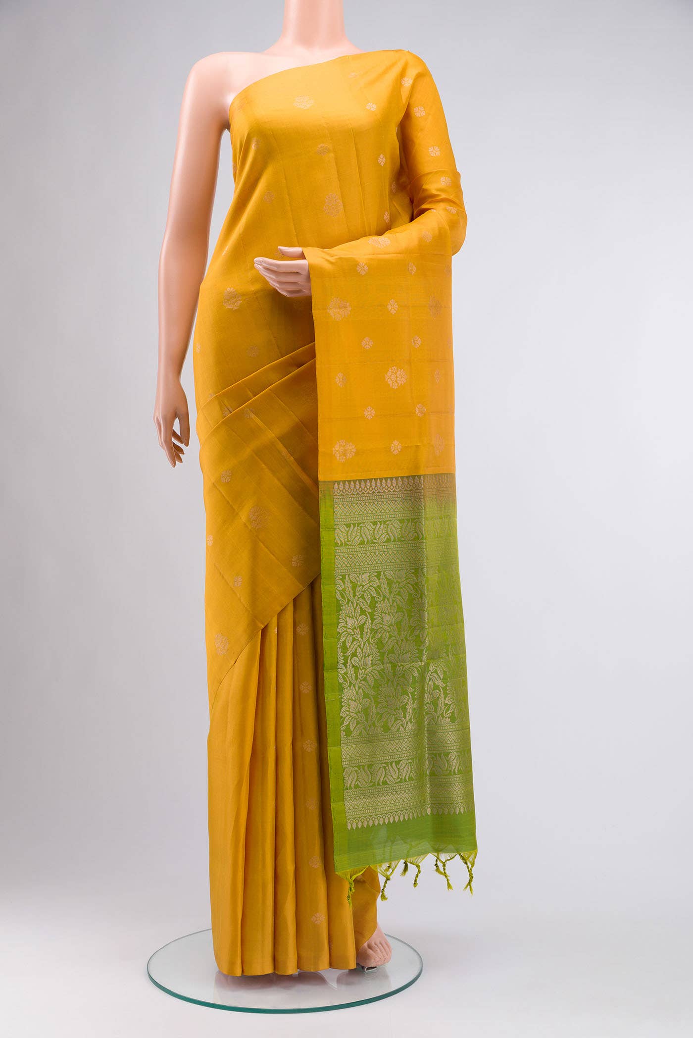 Yellow Soft Silk Saree