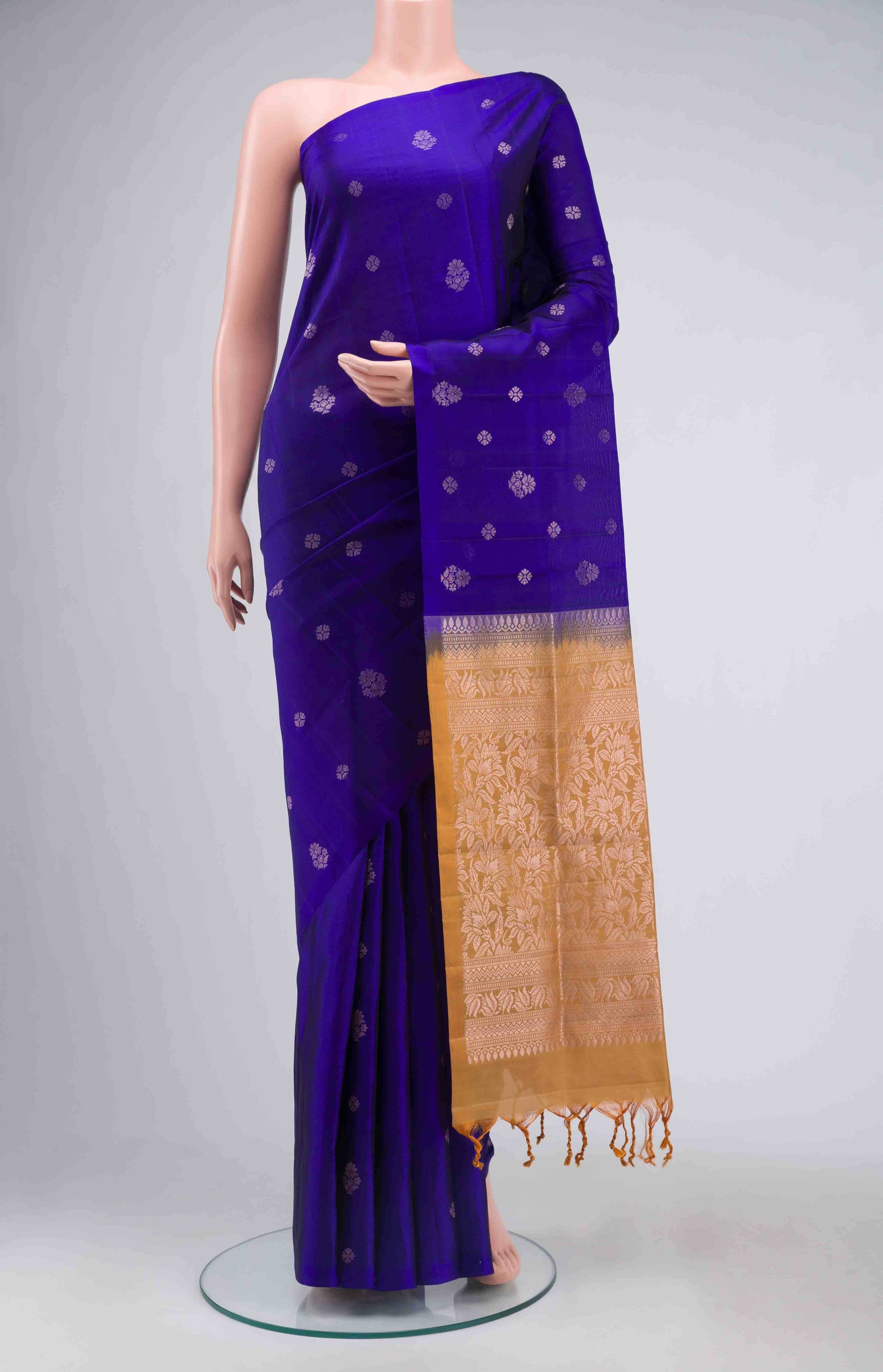 Blue Soft Silk Saree
