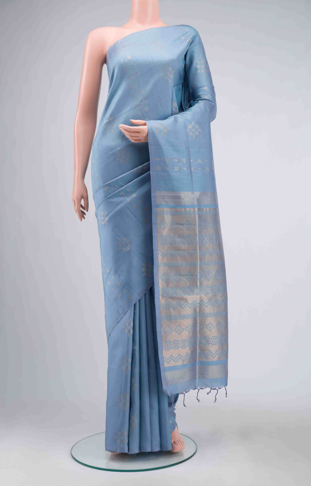 Blue Soft Silk Saree