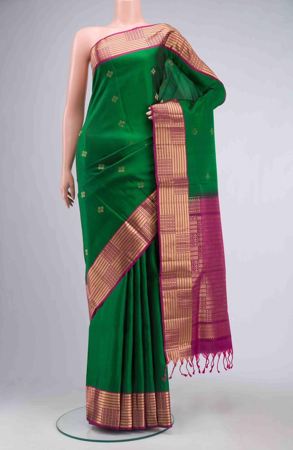 Green Soft Silk Saree
