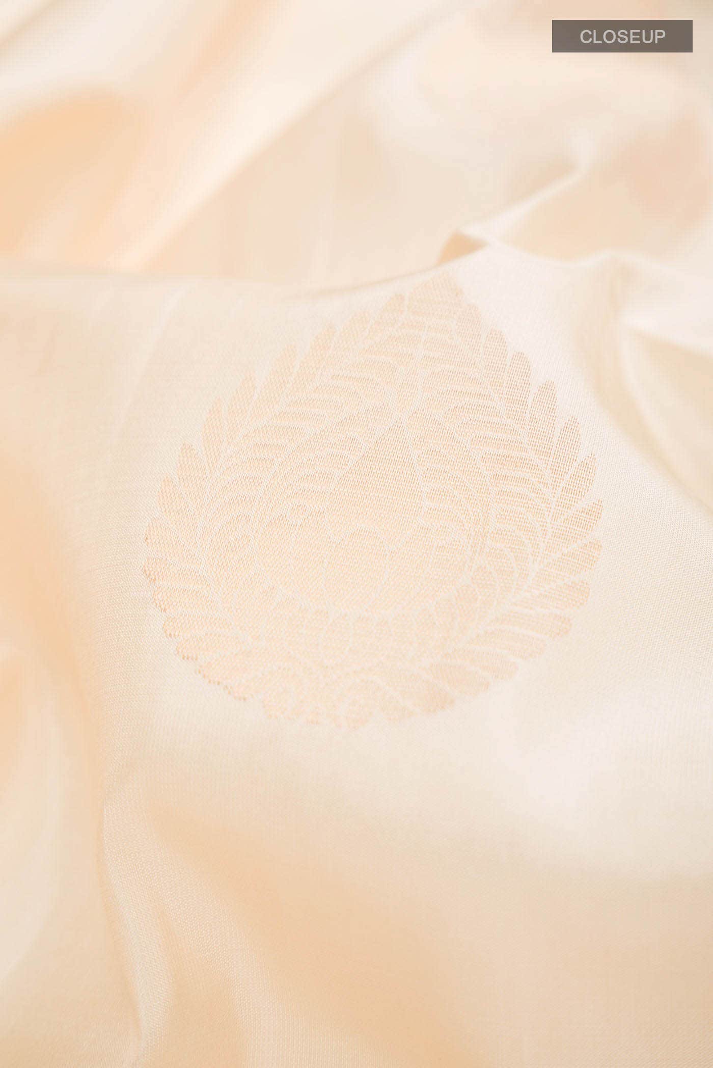Cream Soft Silk Saree
