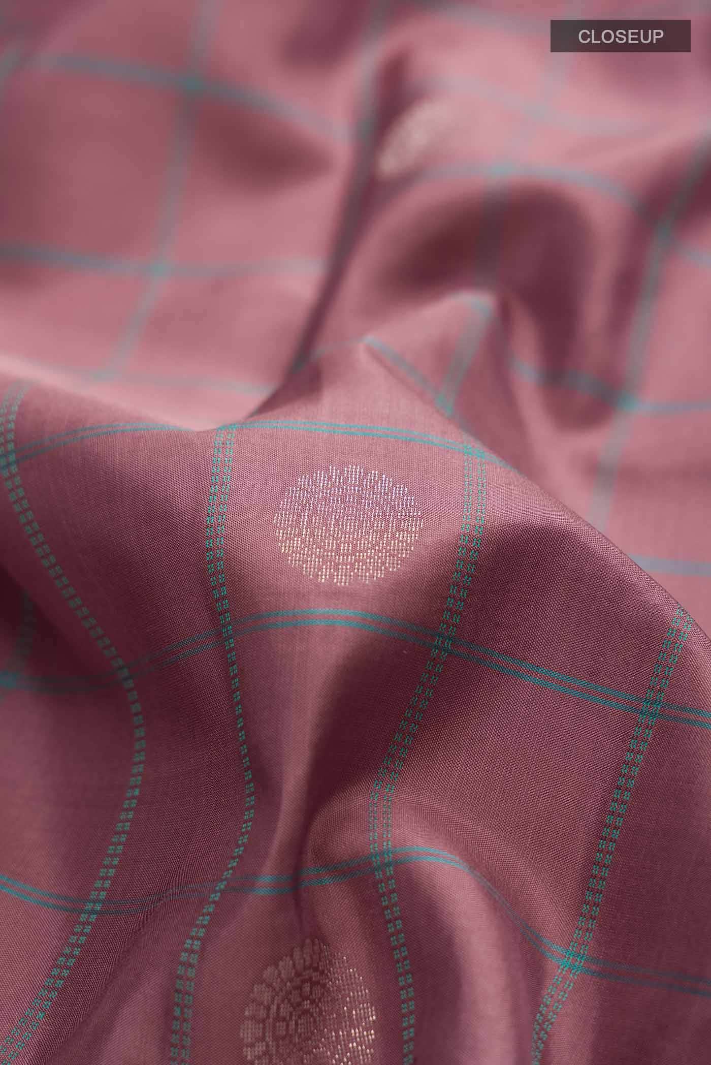 Mauve Kanchipuram Silk Saree