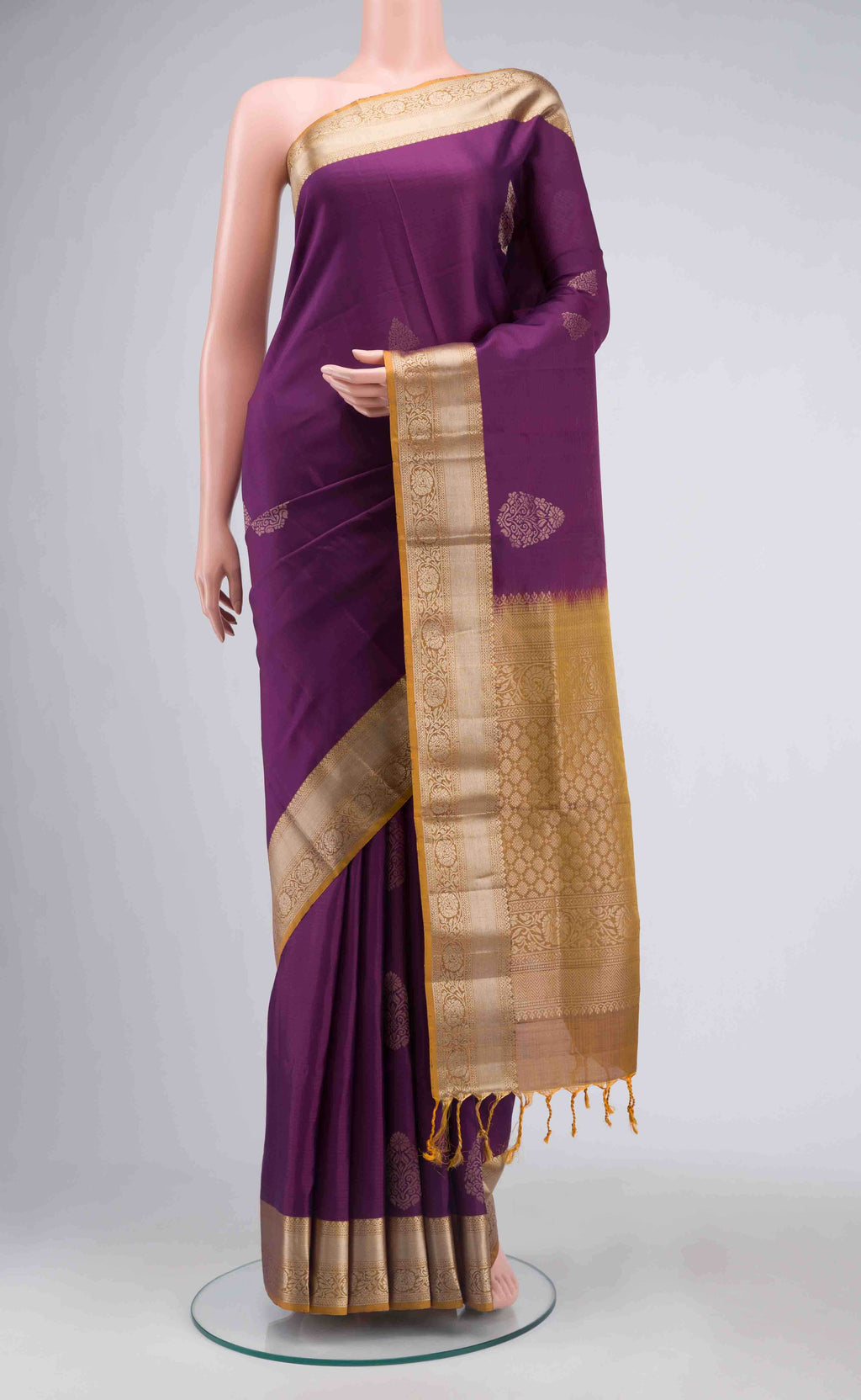 Purple Soft Silk Saree