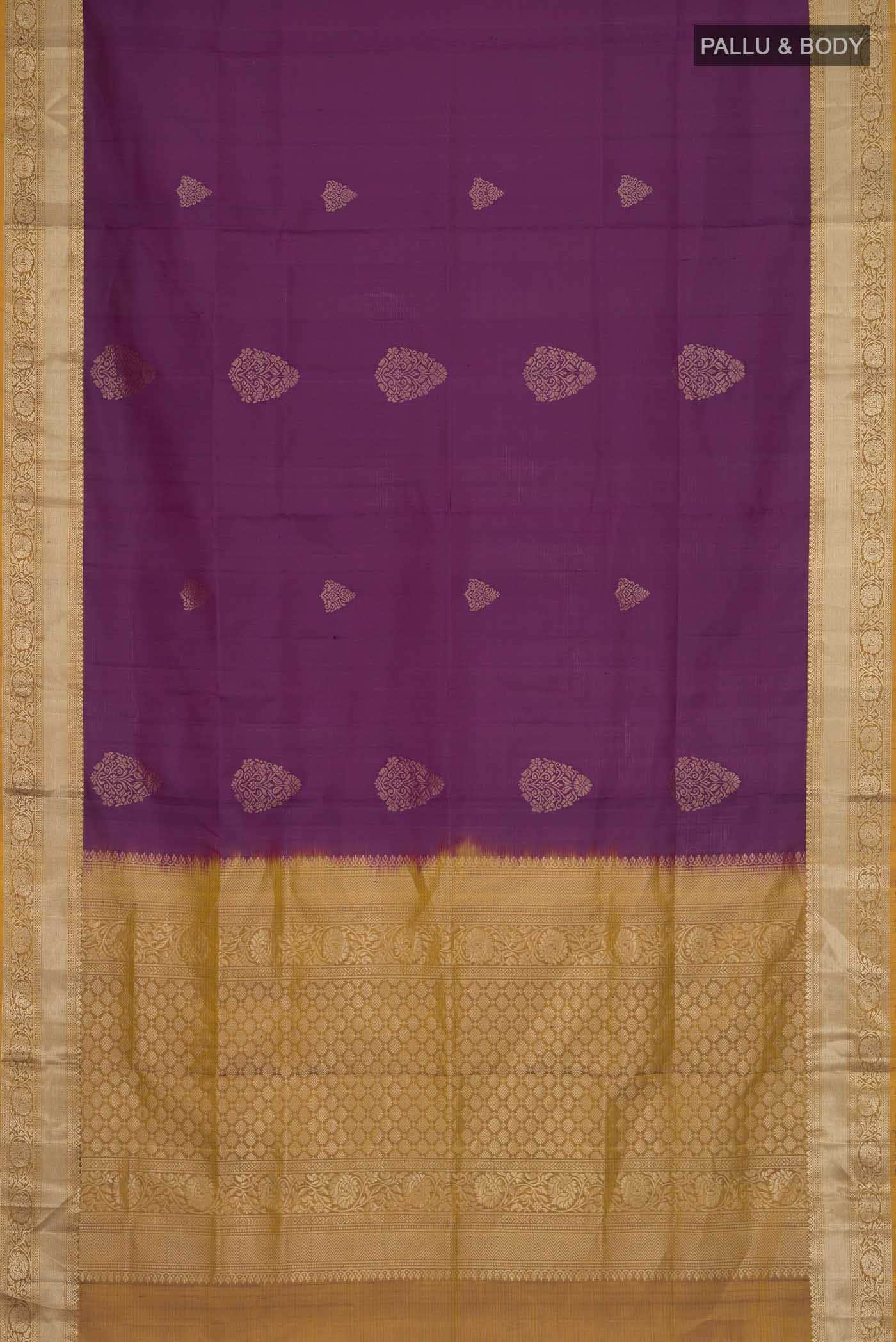 Purple Soft Silk Saree