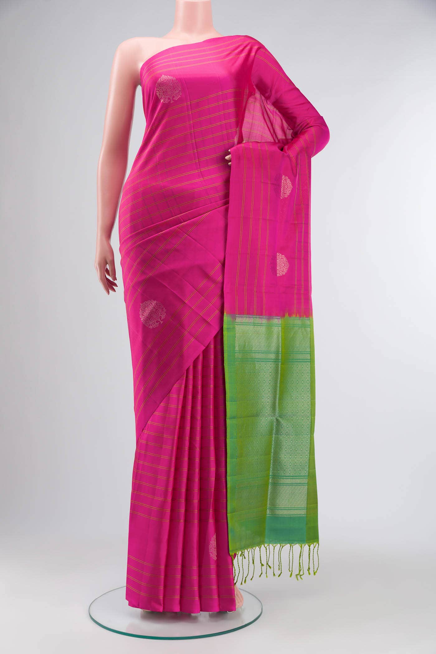 Pink Soft Silk Saree