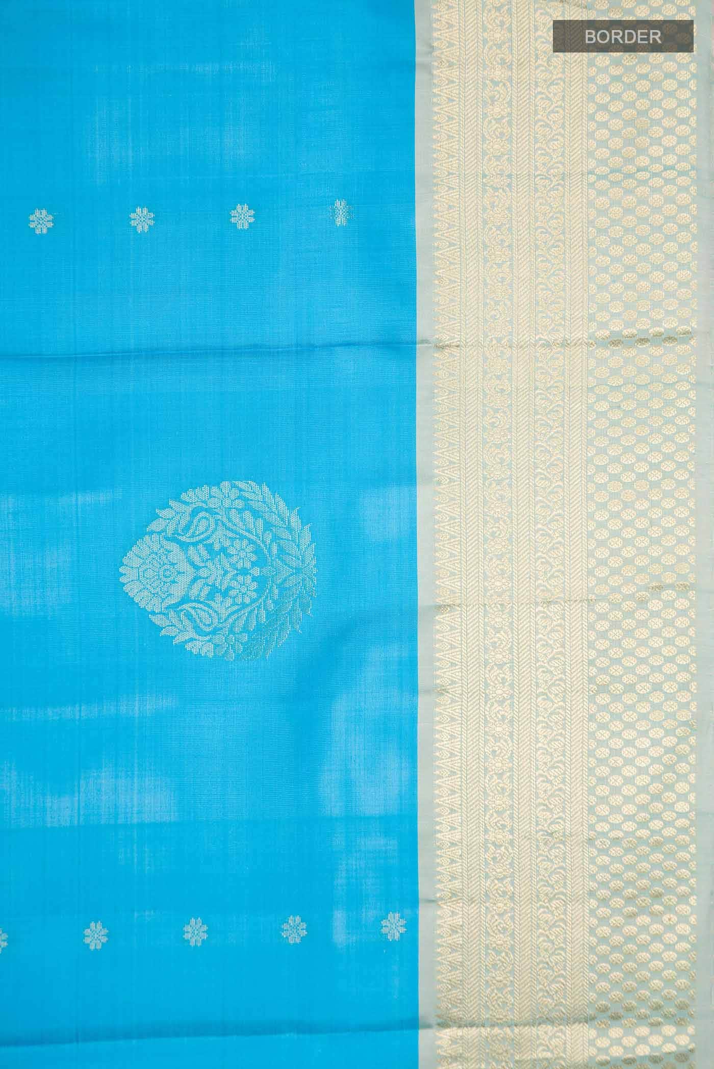 Blue Soft Silk Saree