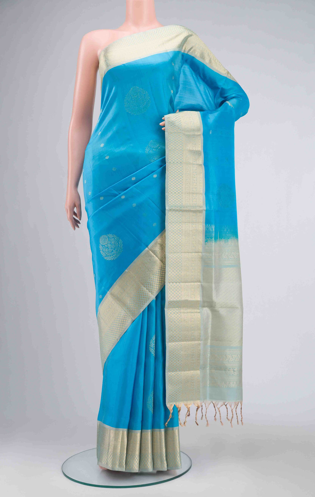 Blue Soft Silk Saree