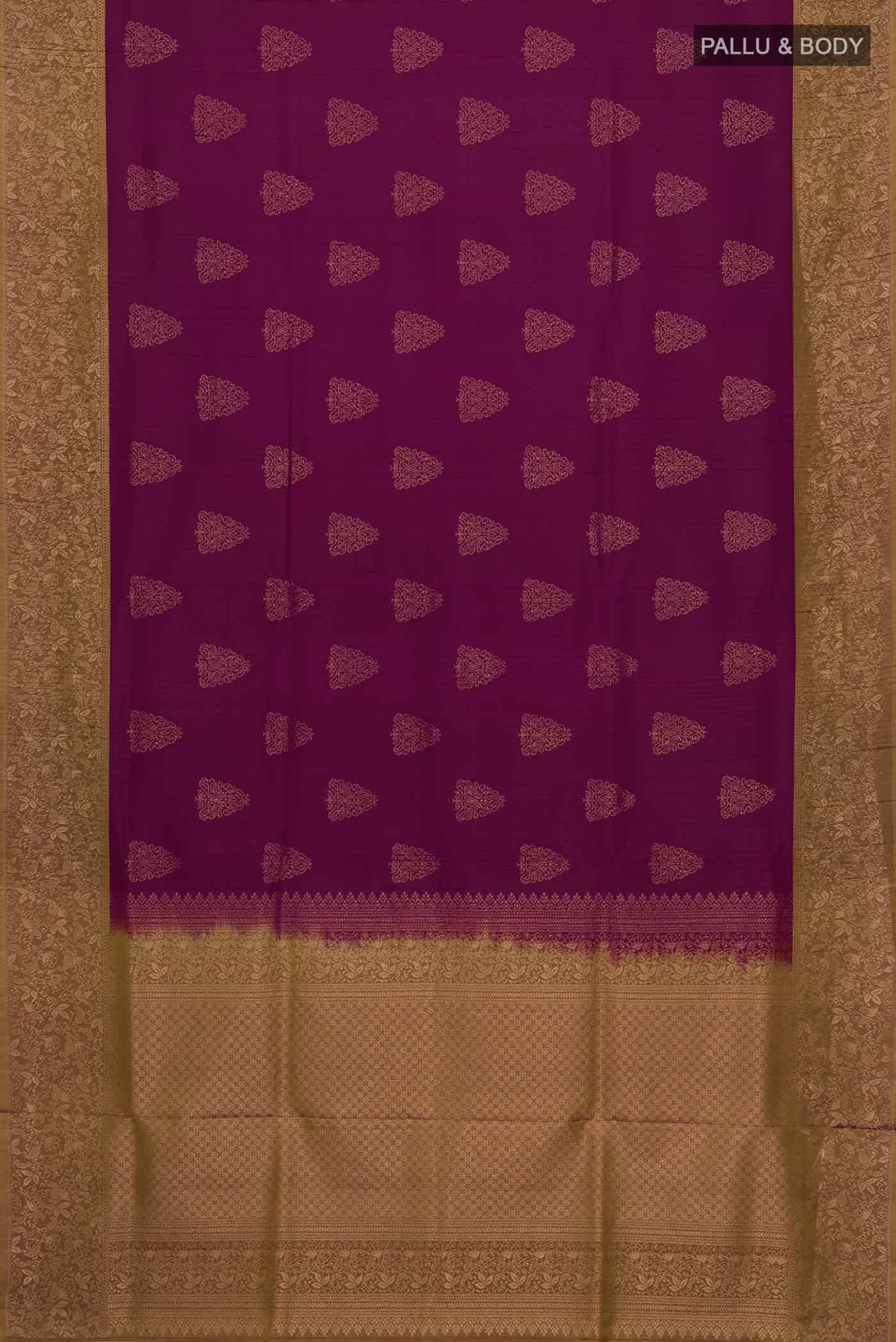 Magenta Soft Silk Saree