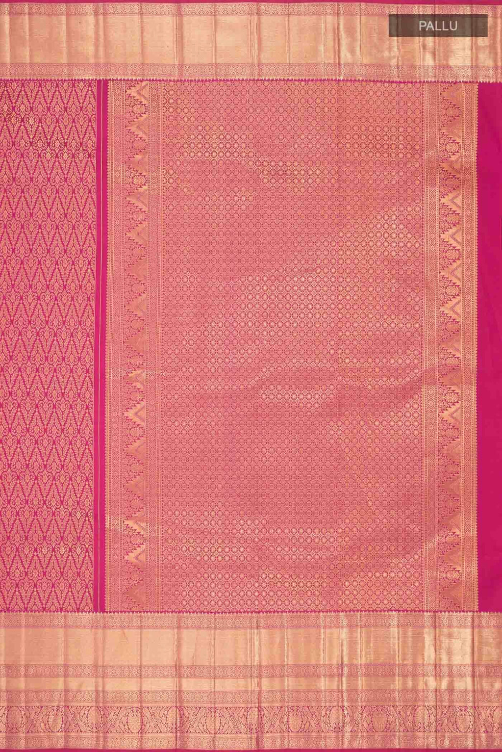 Pink Kanchipuram Silk Saree