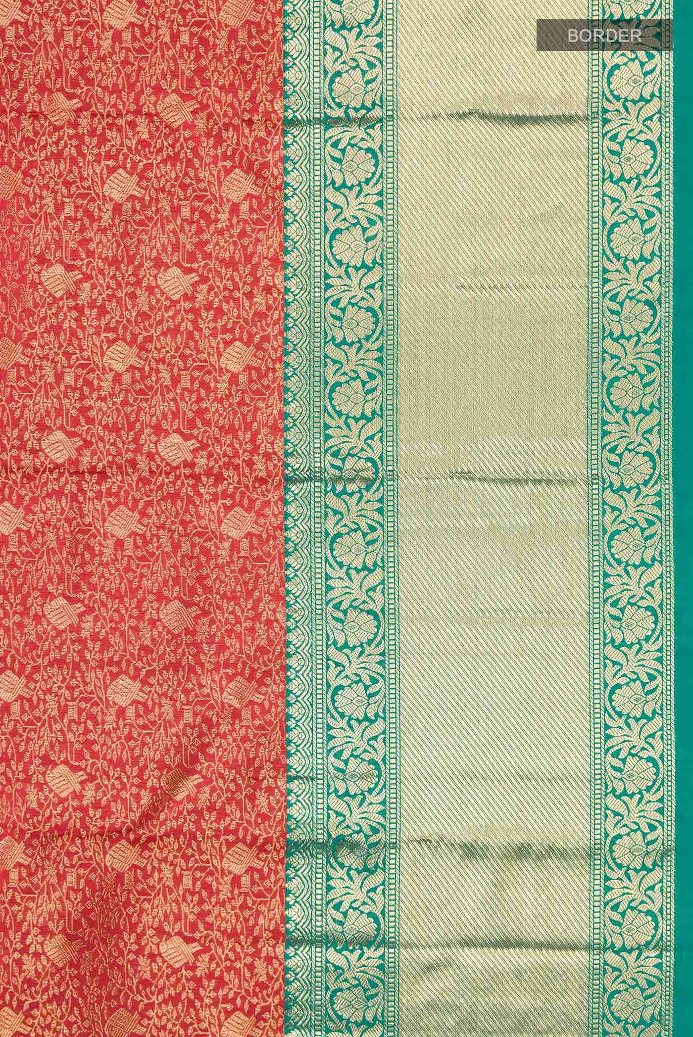 Red Kanchipuram Silk Saree