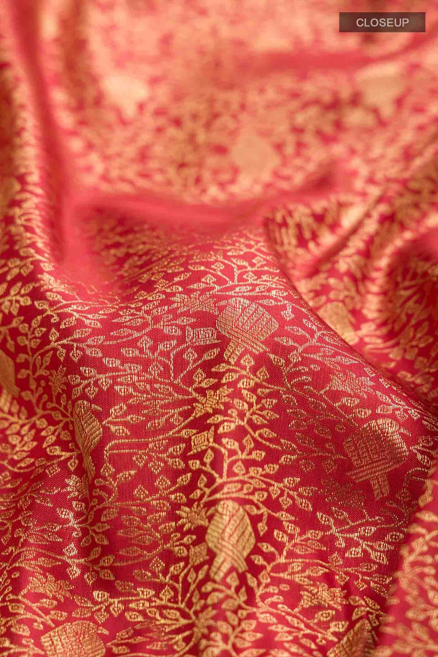Red Kanchipuram Silk Saree