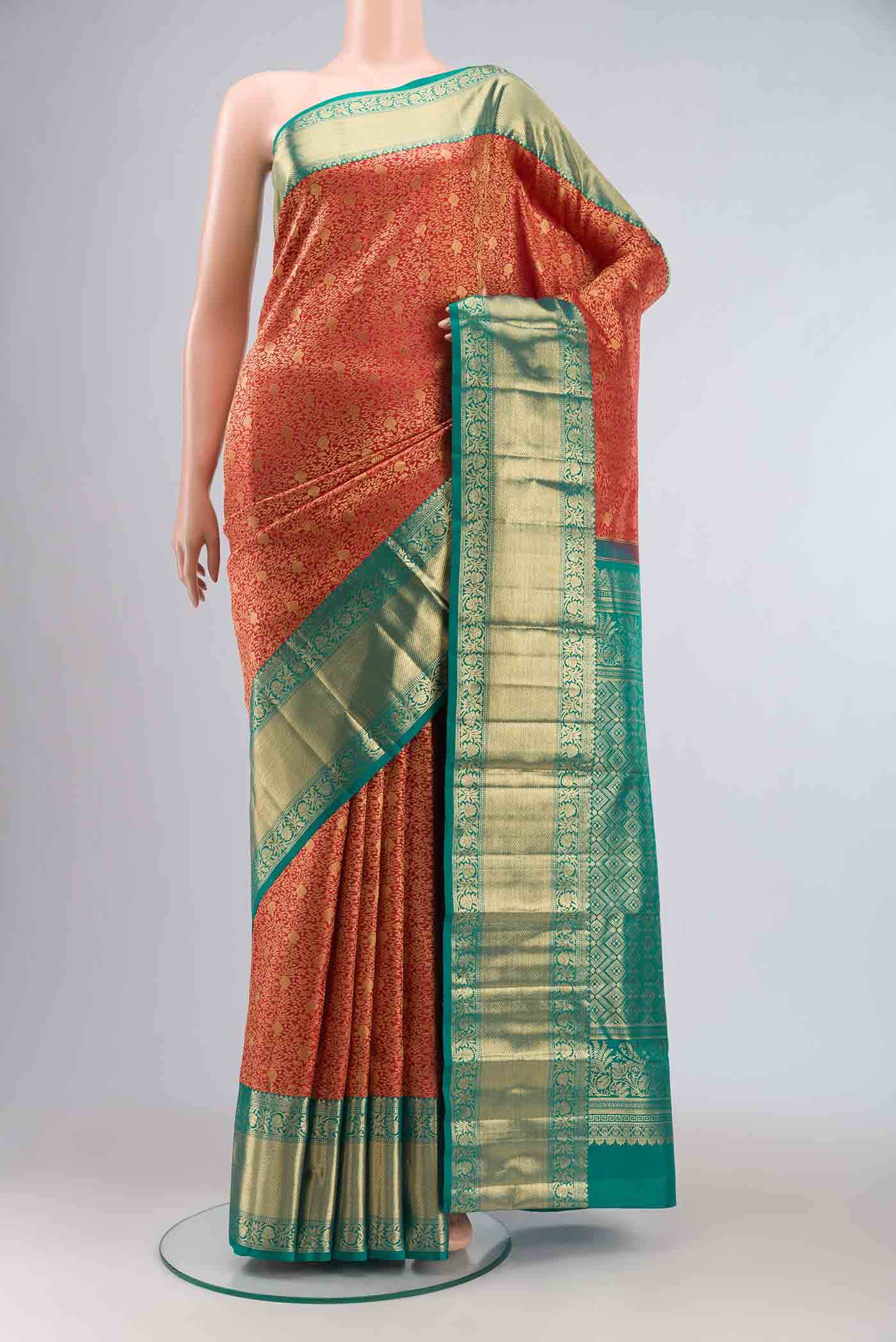 Red Kanchipuram Silk Saree
