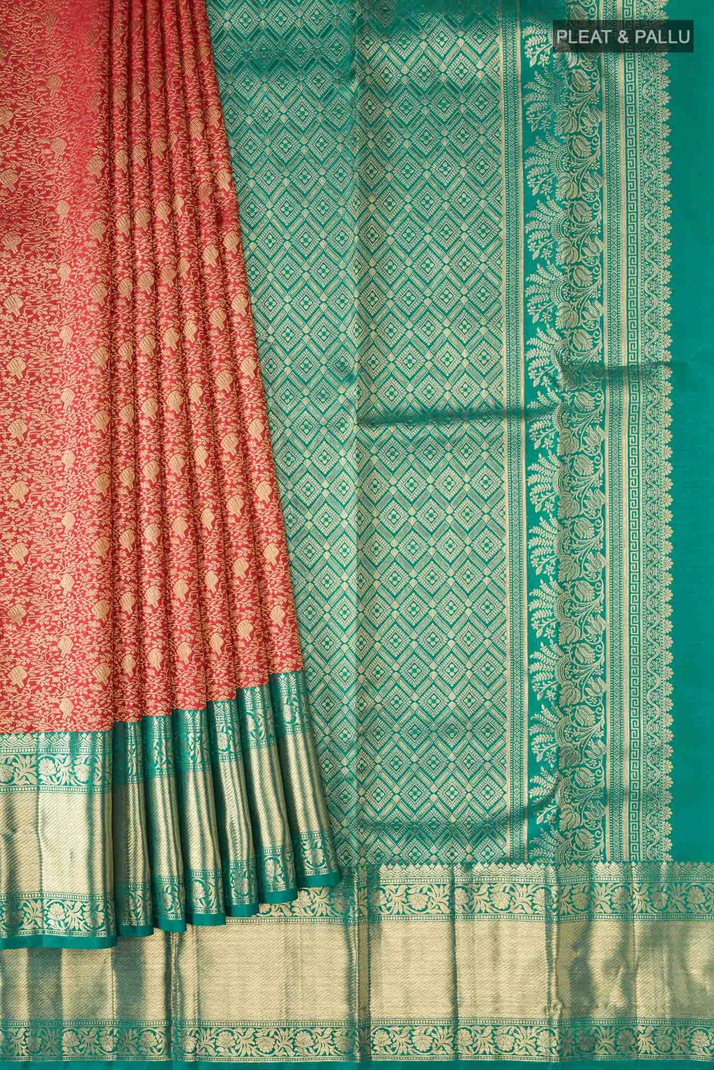 Red Kanchipuram Silk Saree