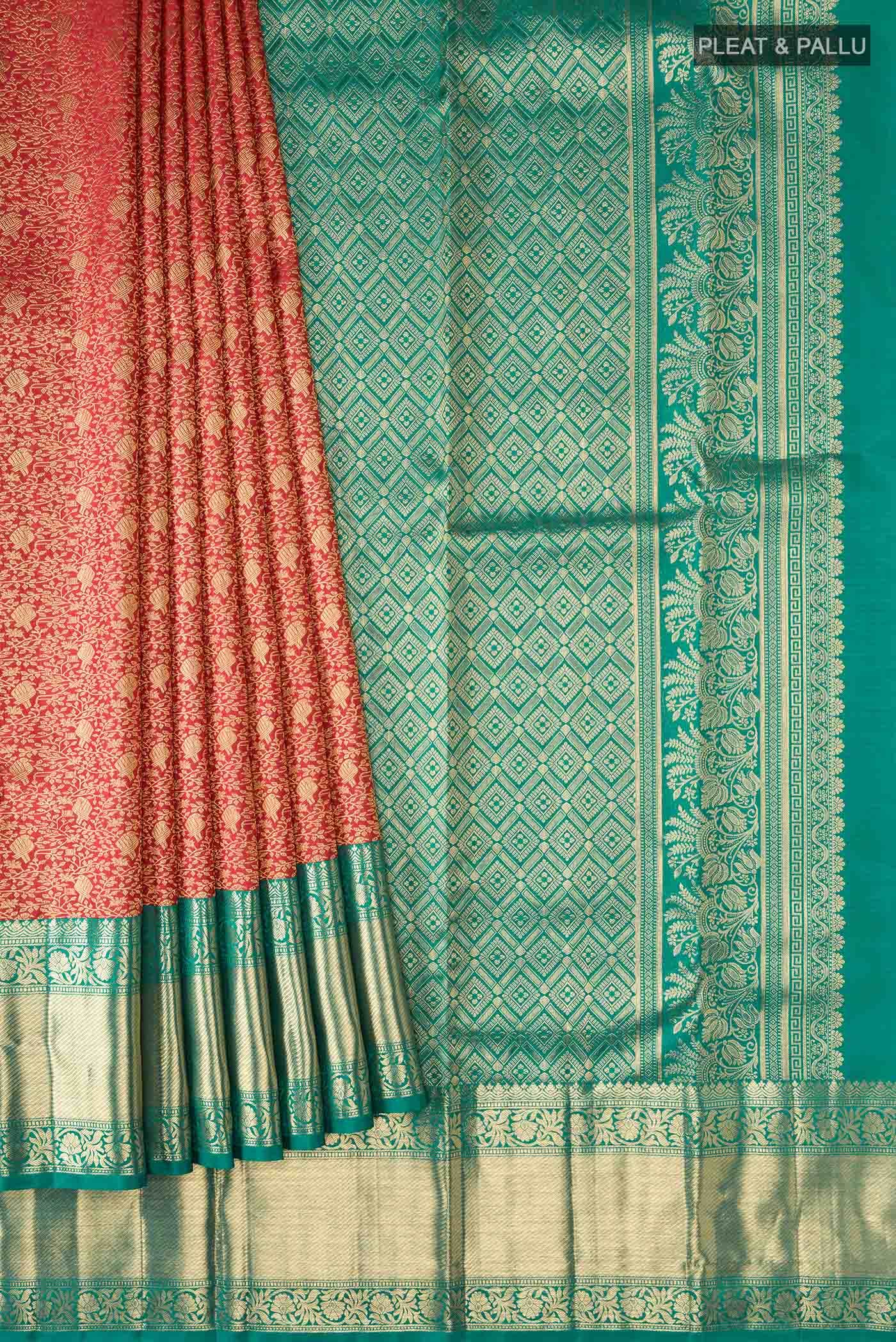 Red Kanchipuram Silk Saree