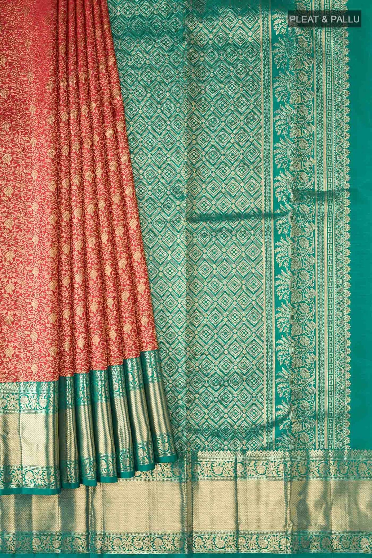 Red Kanchipuram Silk Saree