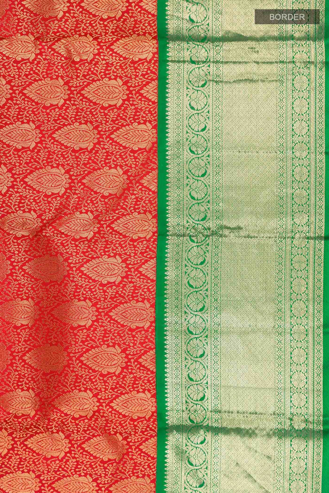 Red Kanchipuram Silk Saree