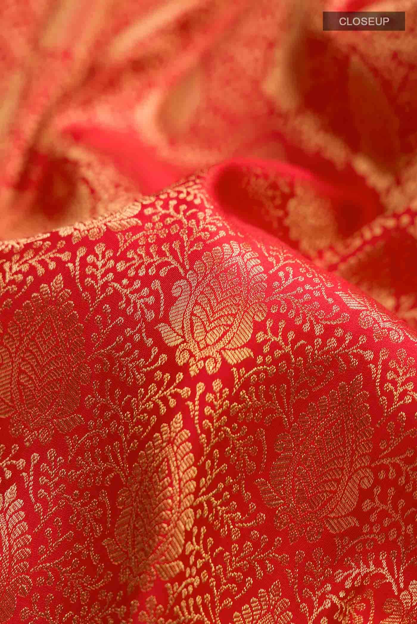 Red Kanchipuram Silk Saree
