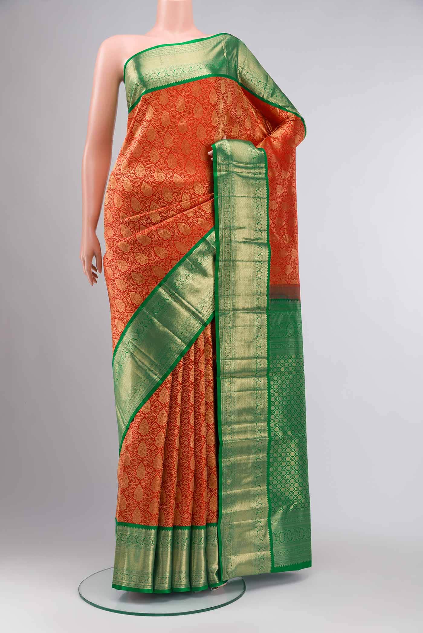 Red Kanchipuram Silk Saree