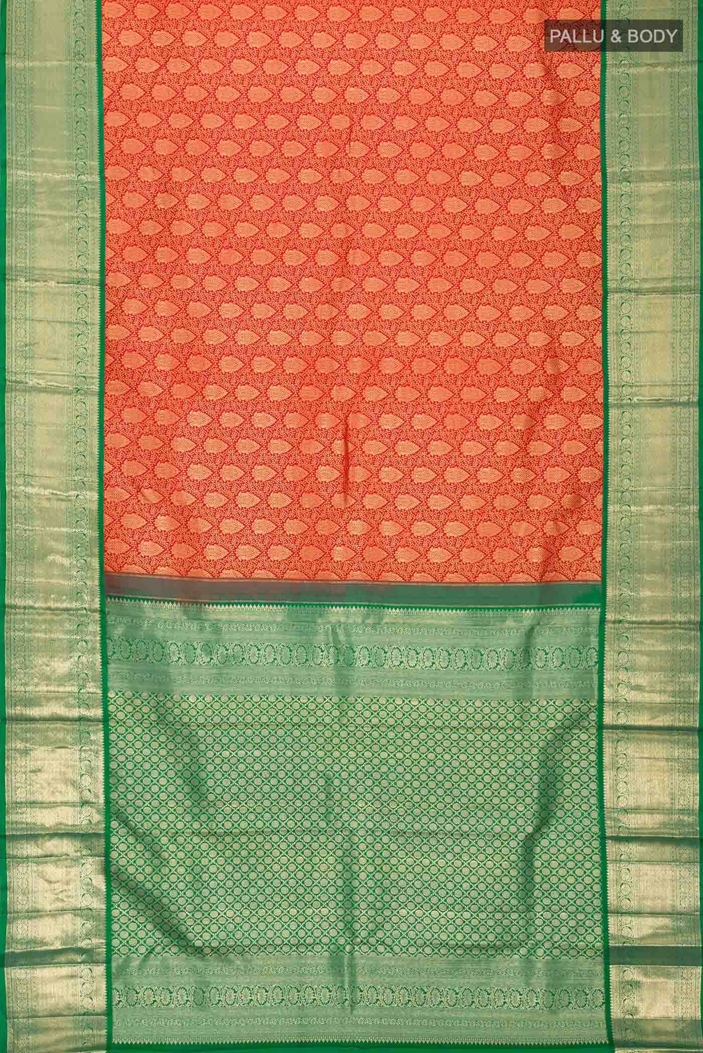 Red Kanchipuram Silk Saree