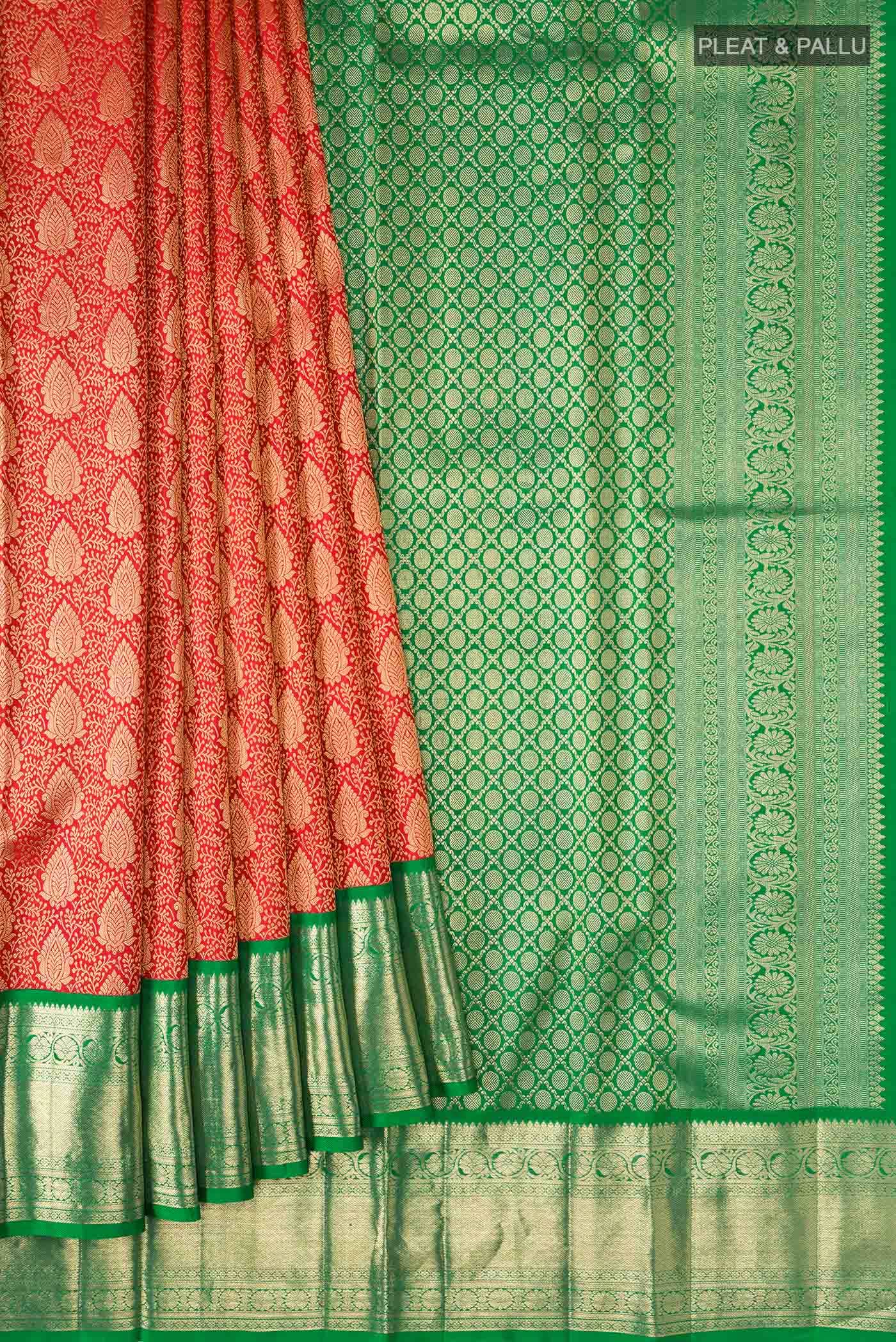 Red Kanchipuram Silk Saree