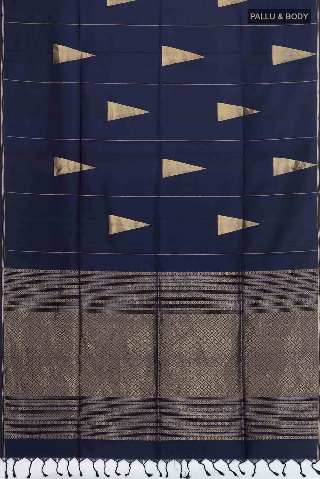 Navy Blue Soft Silk Saree