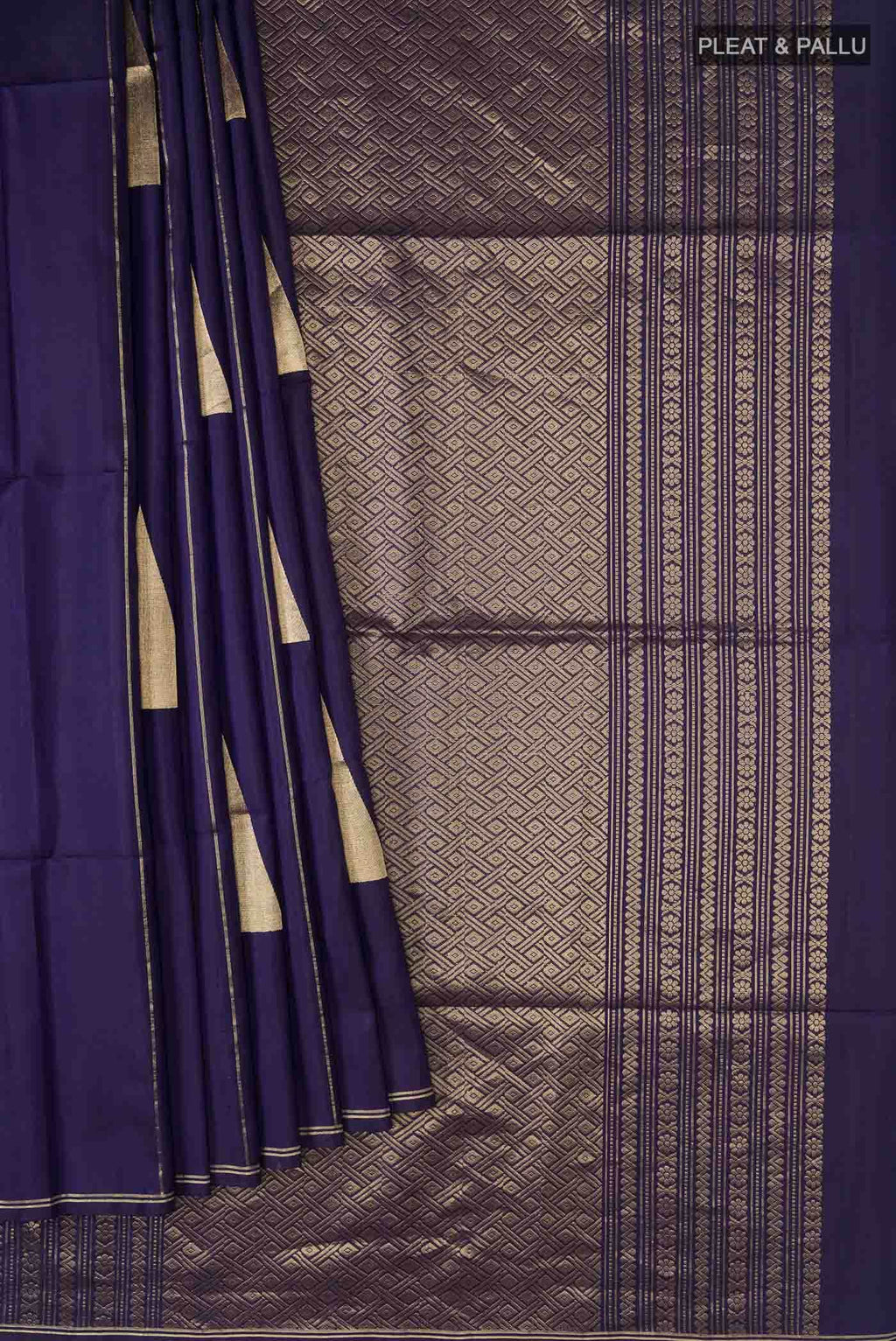 Navy Blue Soft Silk Saree