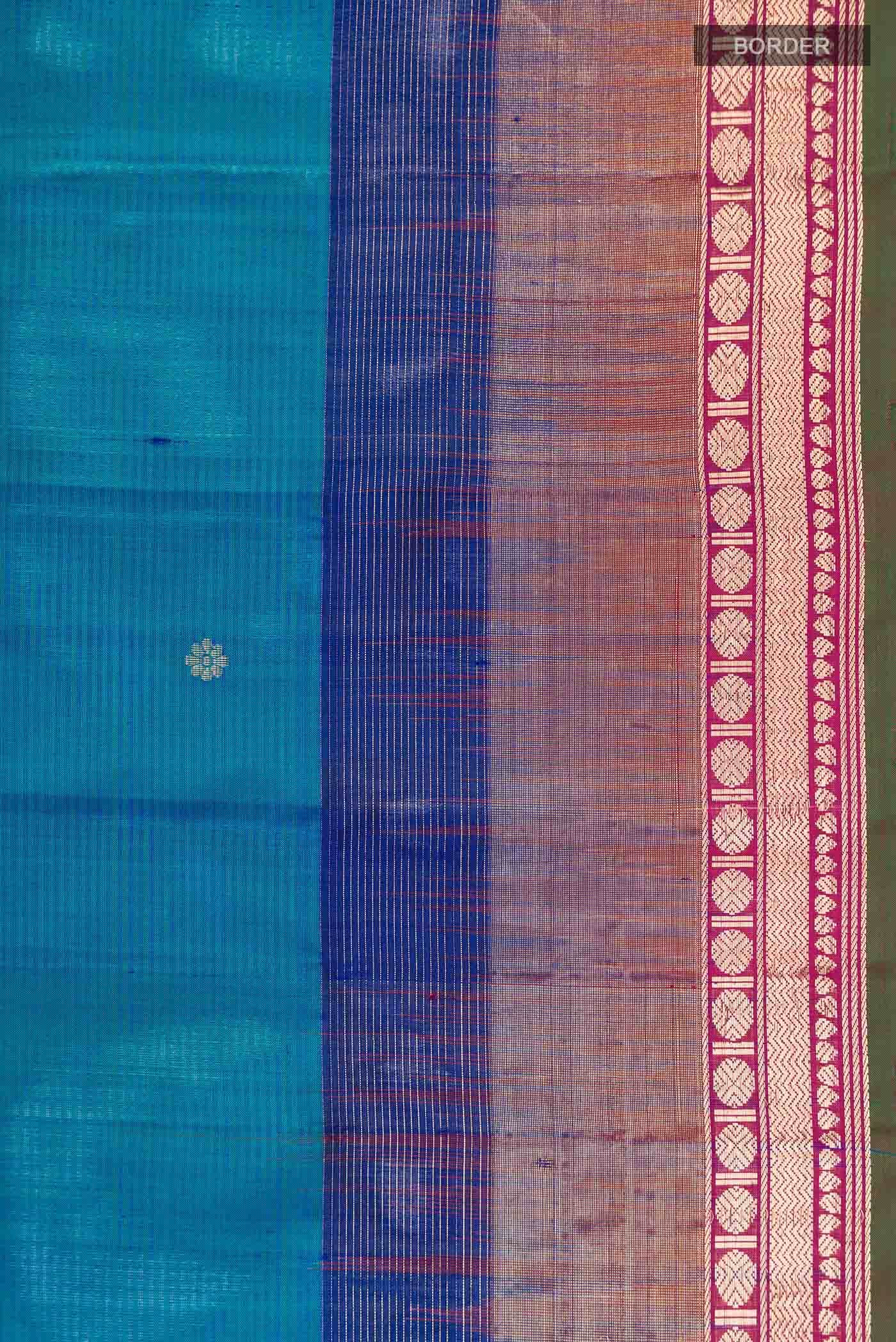 Blue Soft Silk Saree