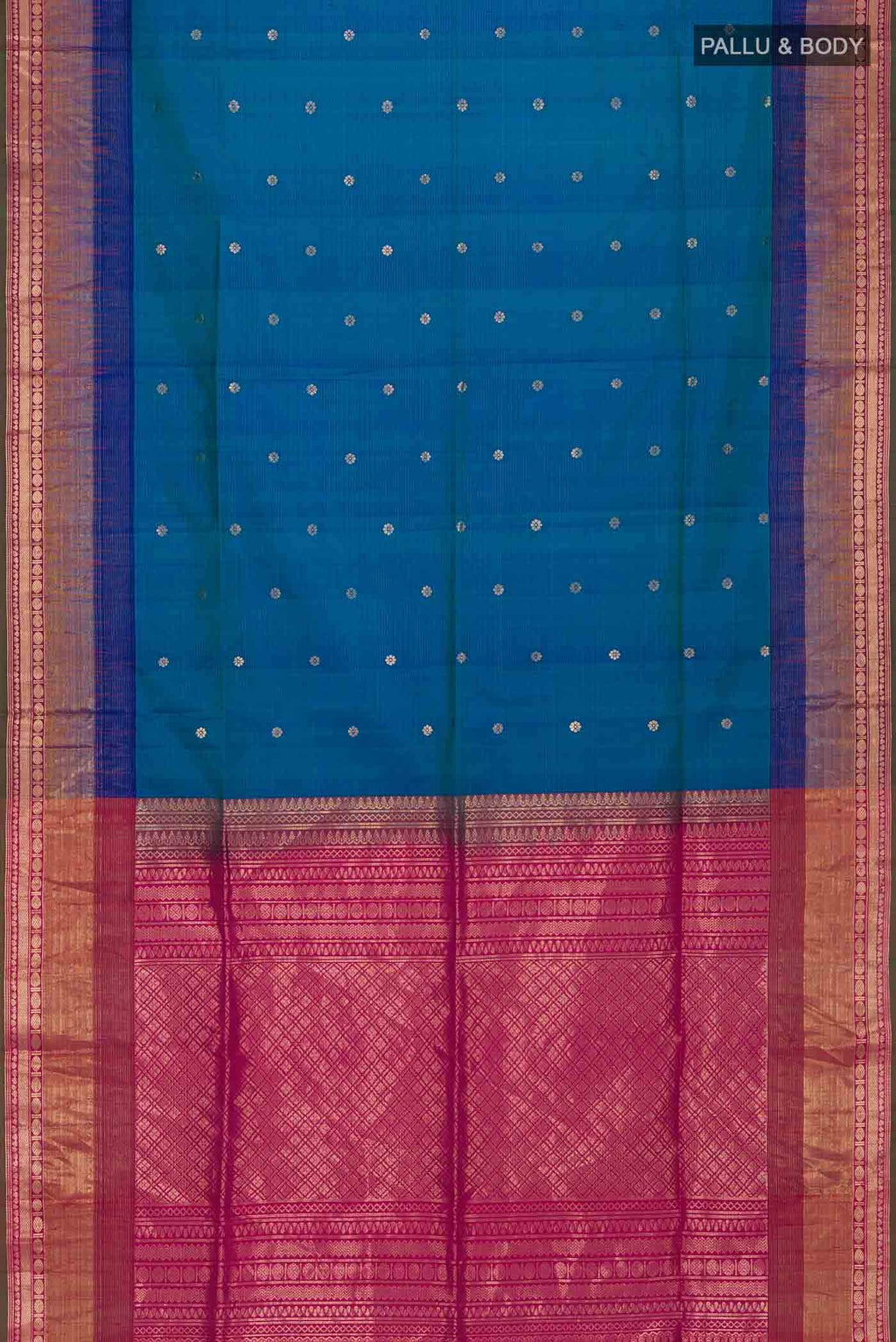 Blue Soft Silk Saree