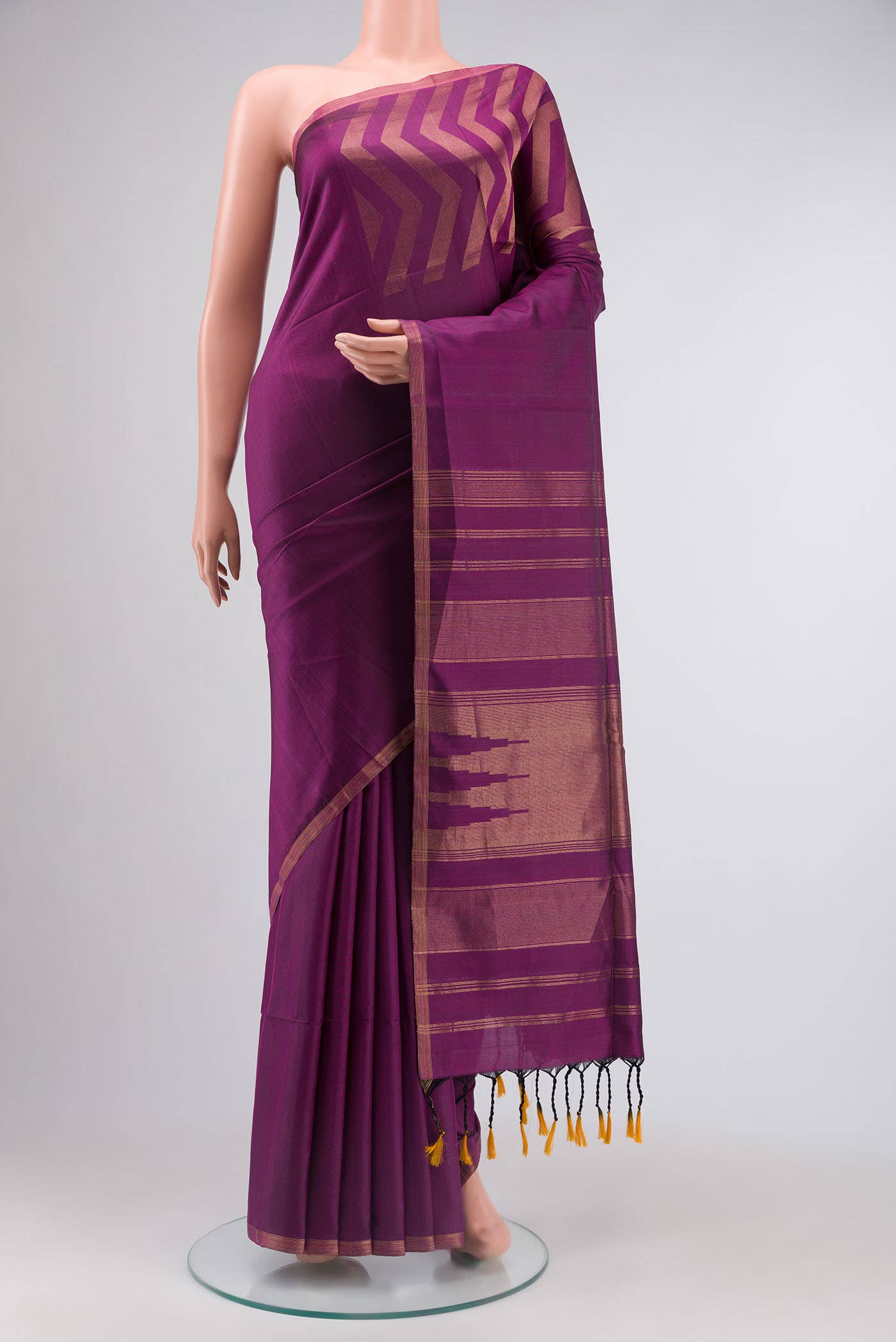 Purple Soft Silk Saree