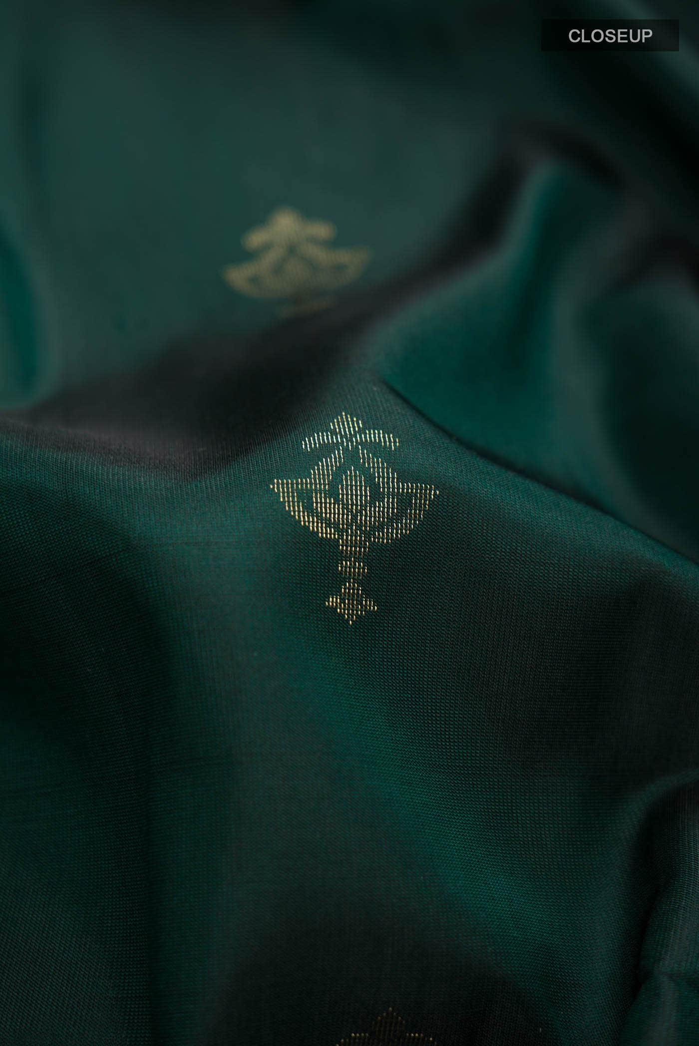 Bottle Green Soft Silk Saree