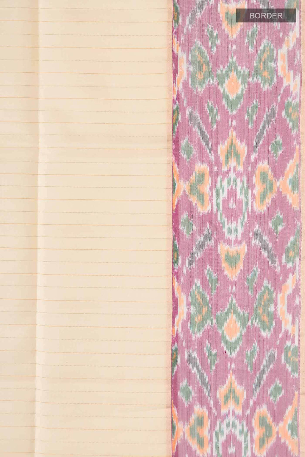 Cream Soft Silk Saree