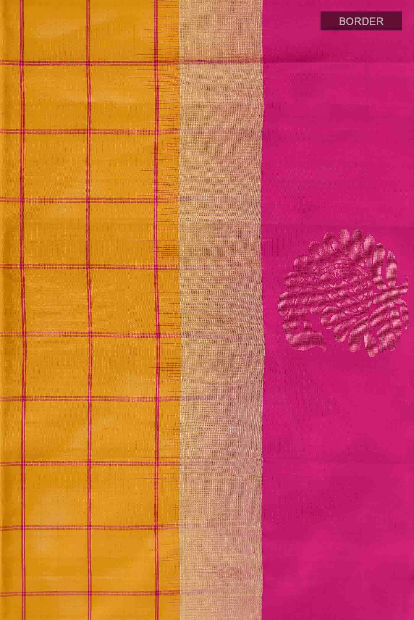 Mustard Soft Silk Saree