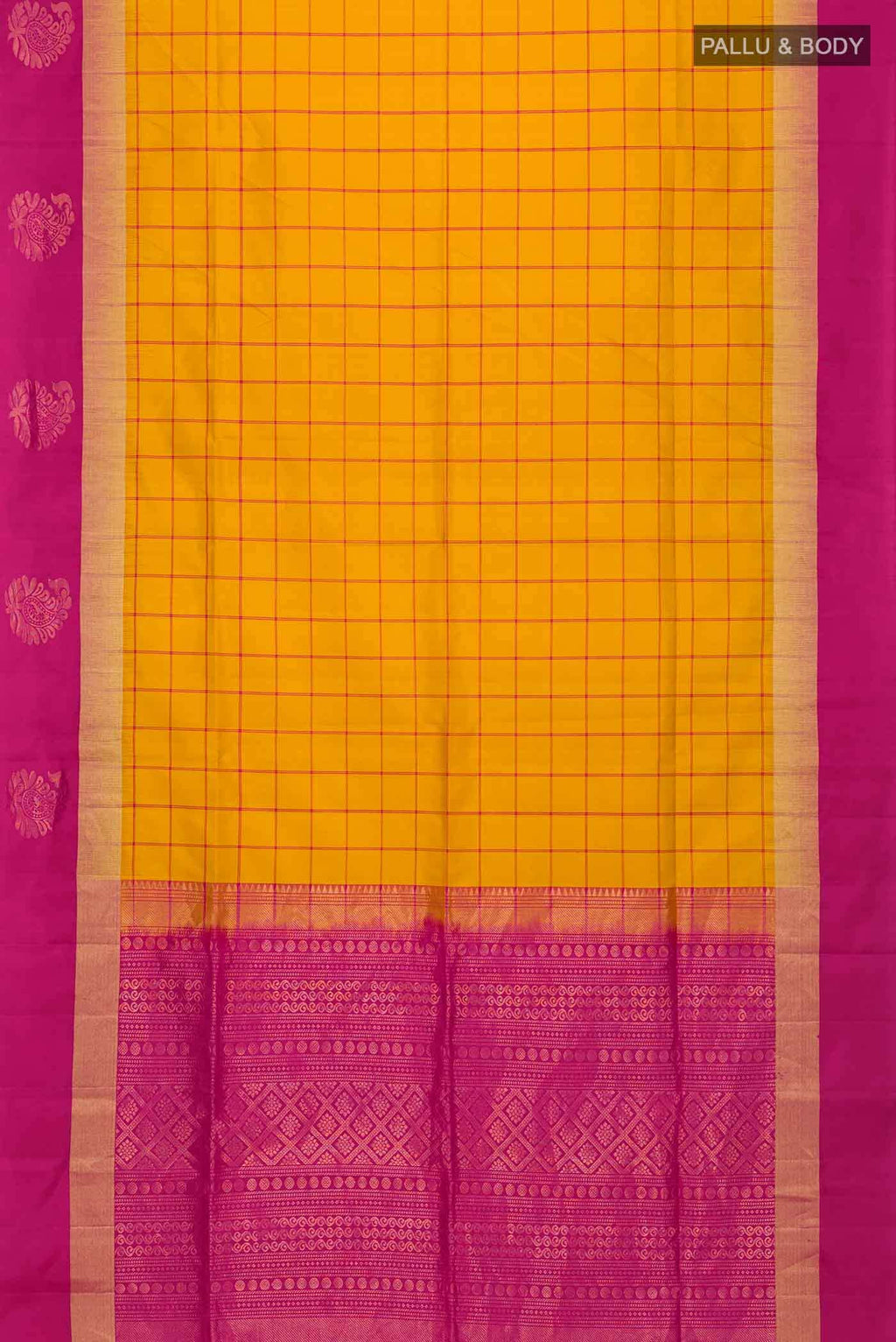 Mustard Soft Silk Saree