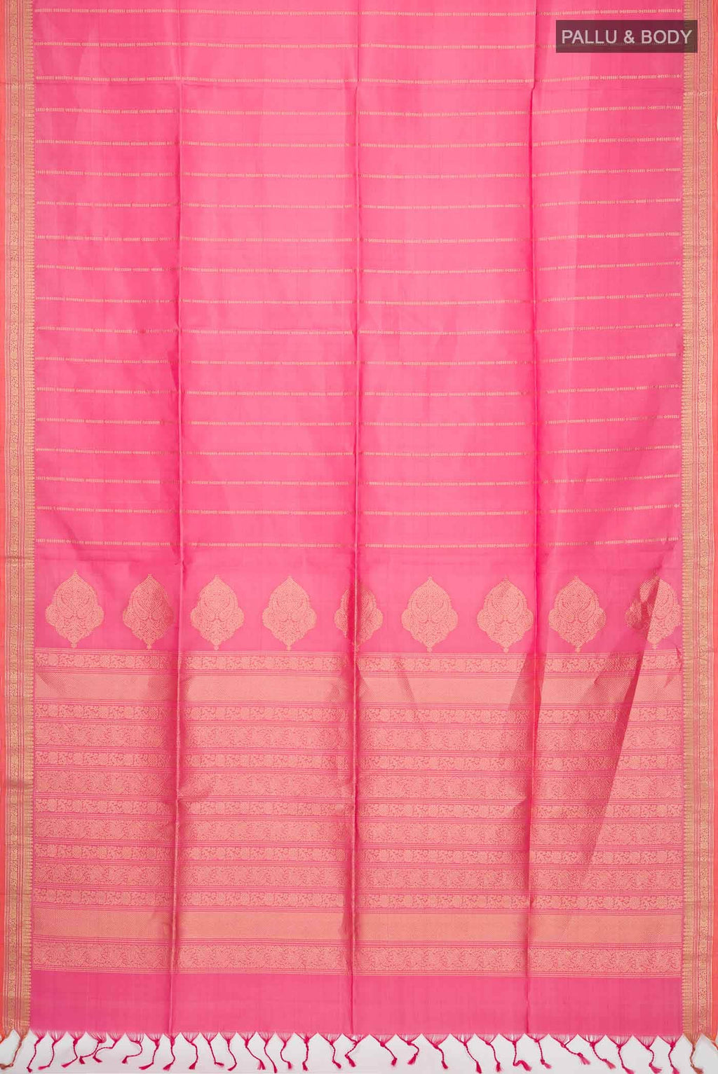 Rose pink Soft Silk Saree