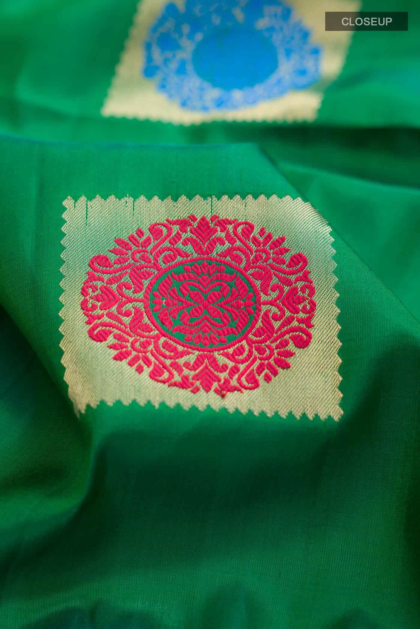 Green Soft Silk Saree