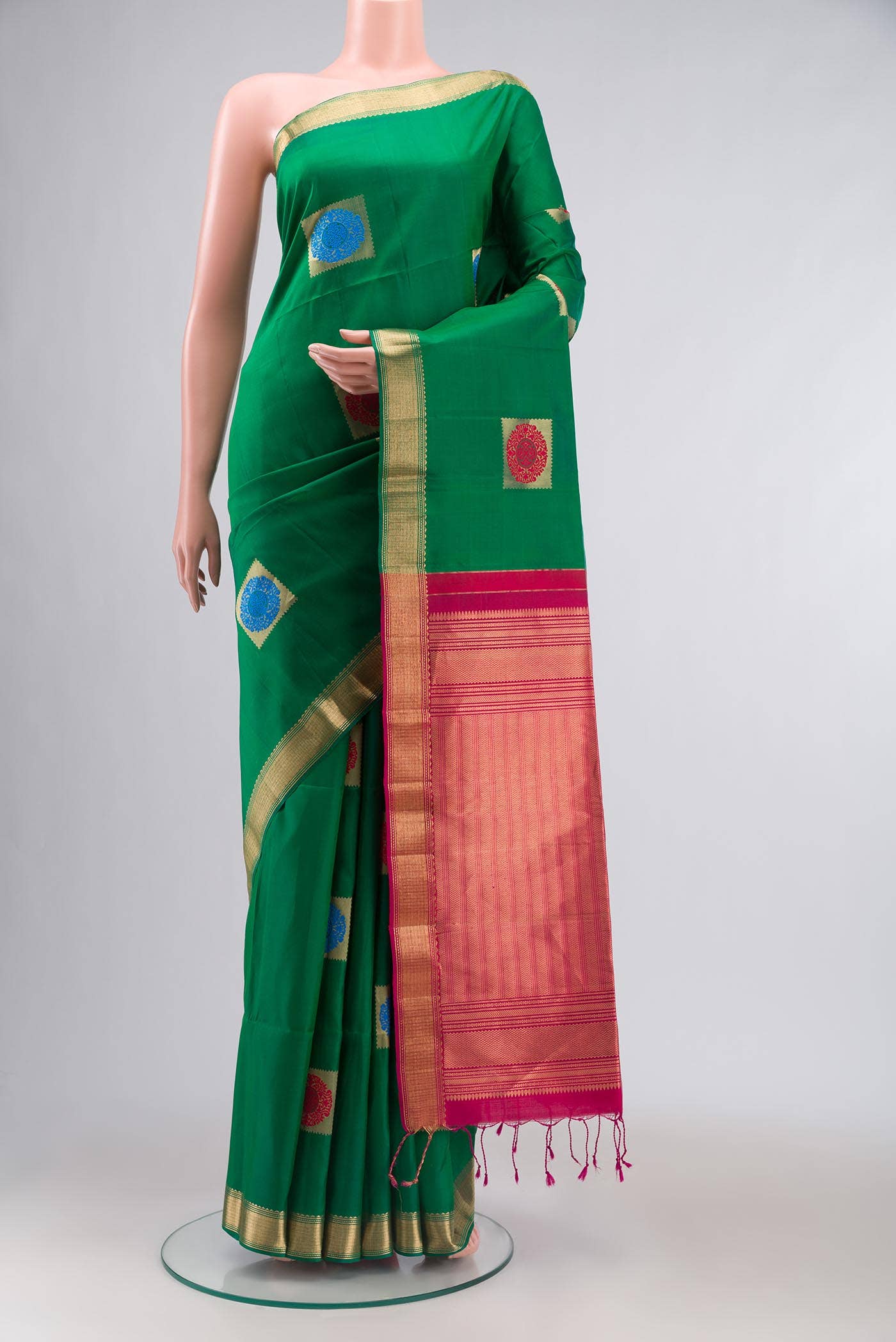 Green Soft Silk Saree
