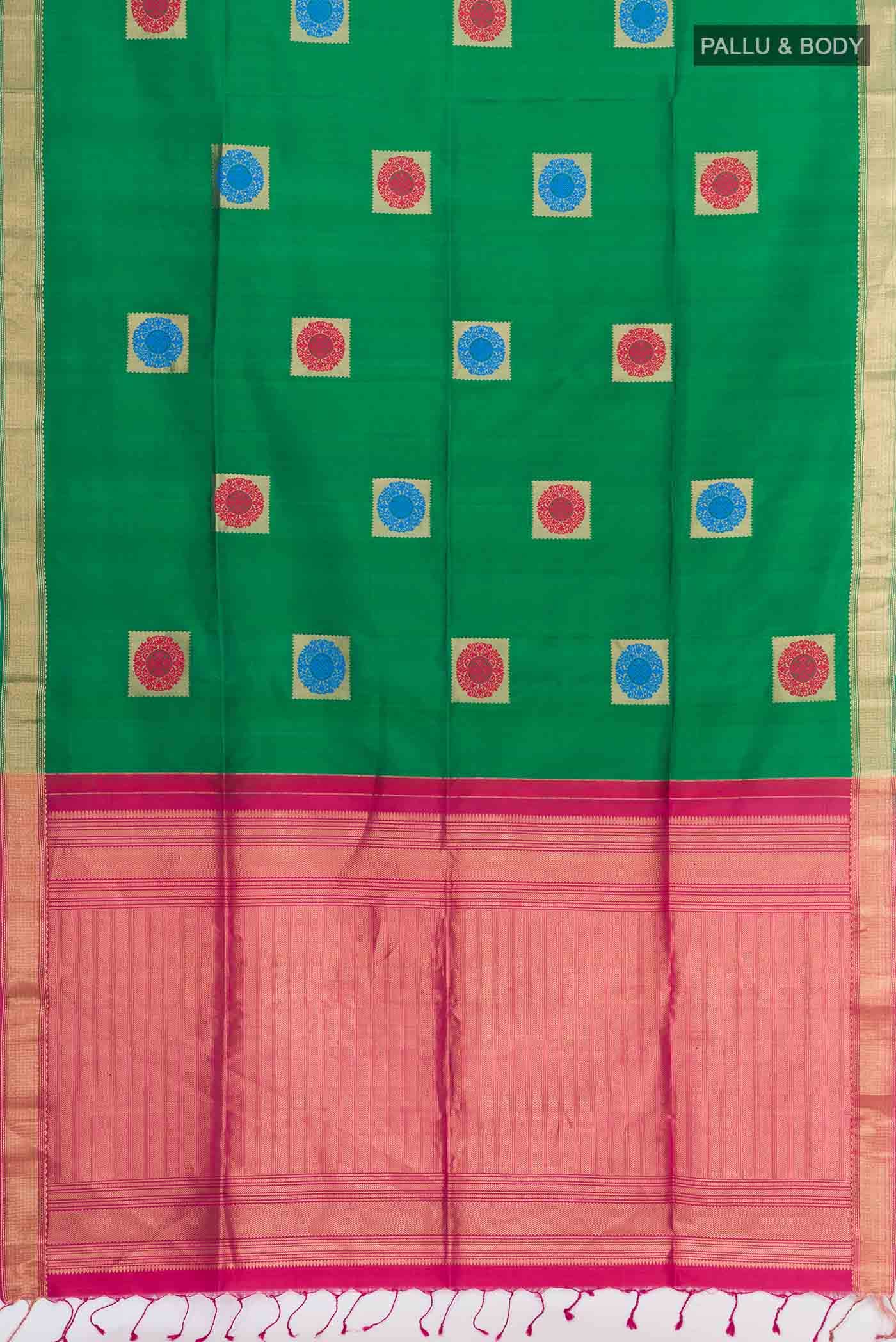 Green Soft Silk Saree