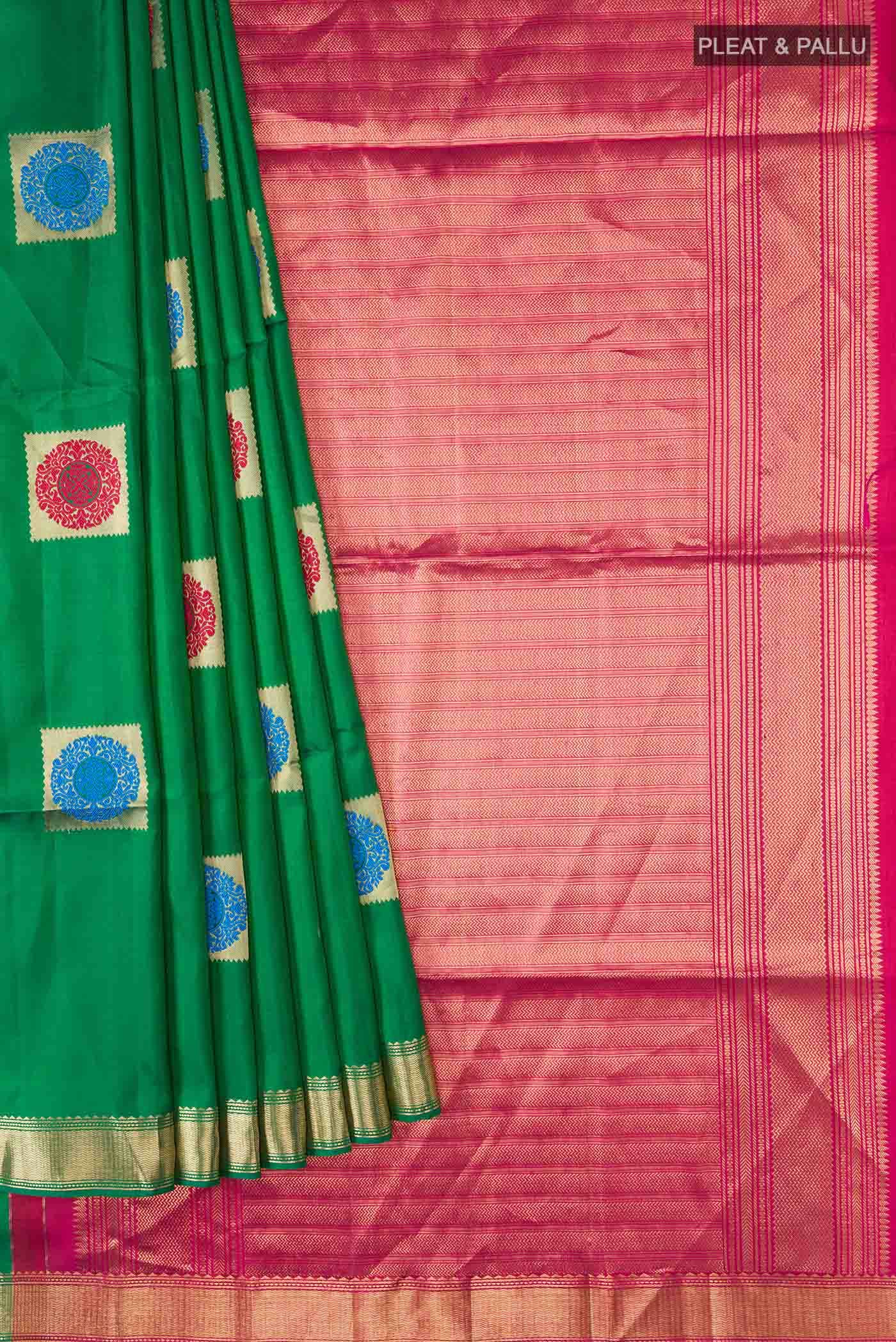 Green Soft Silk Saree