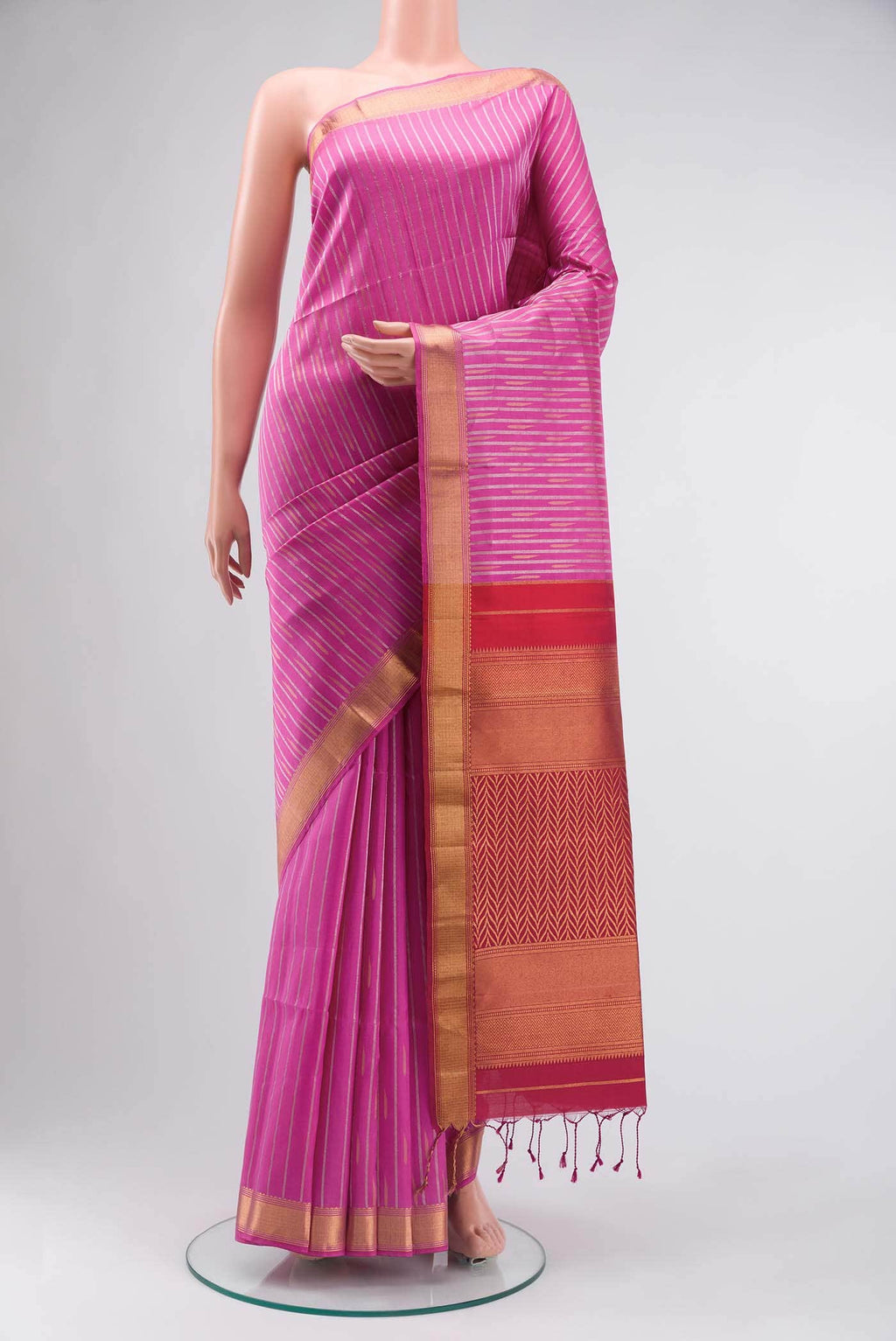 Pink Soft Silk Saree