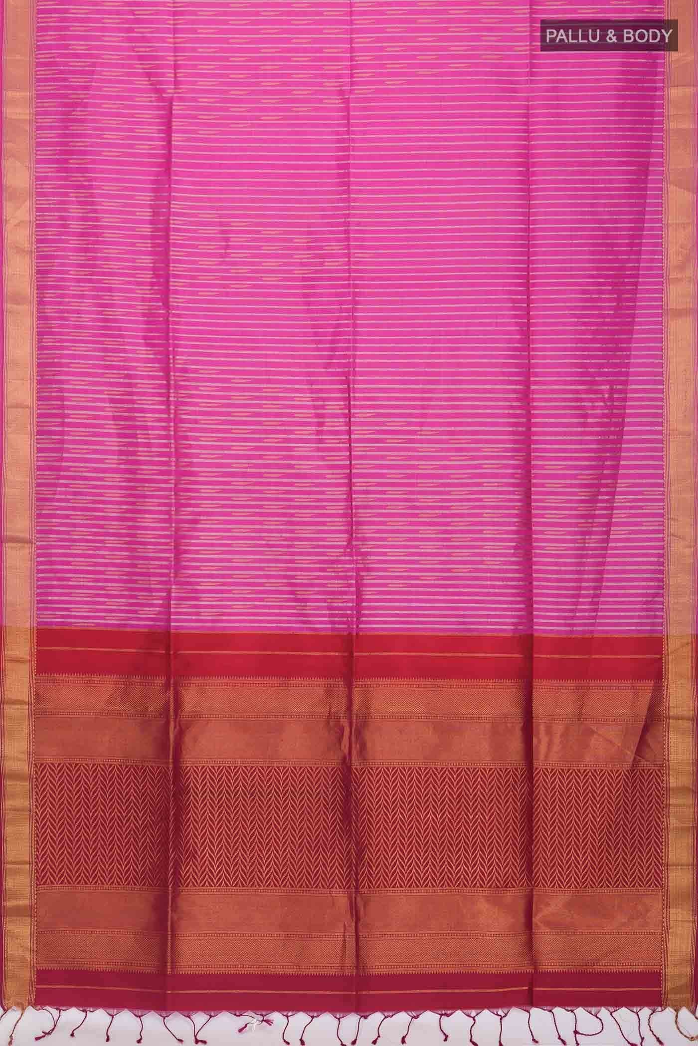 Pink Soft Silk Saree