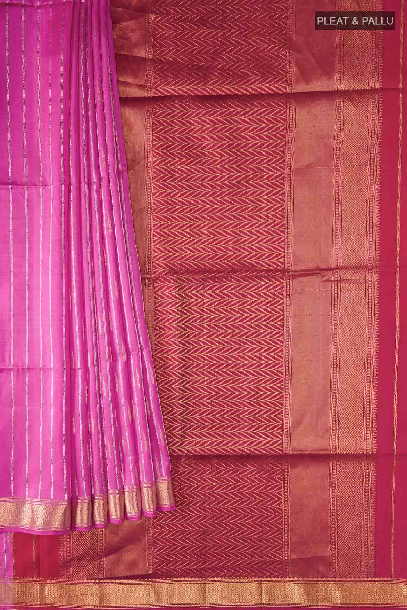 Pink Soft Silk Saree