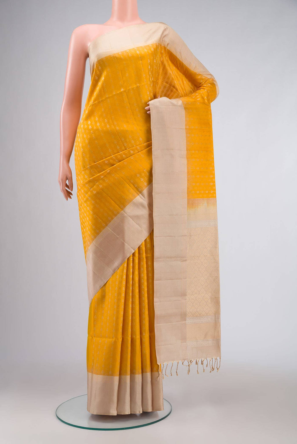 Yellow Soft Silk Saree