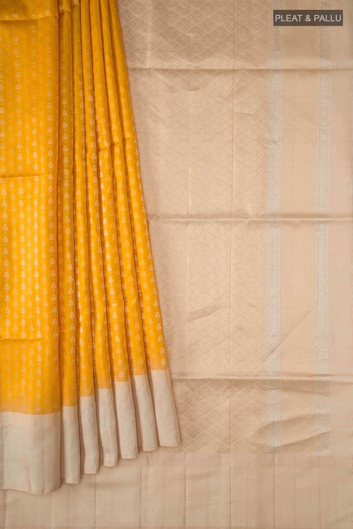 Yellow Soft Silk Saree