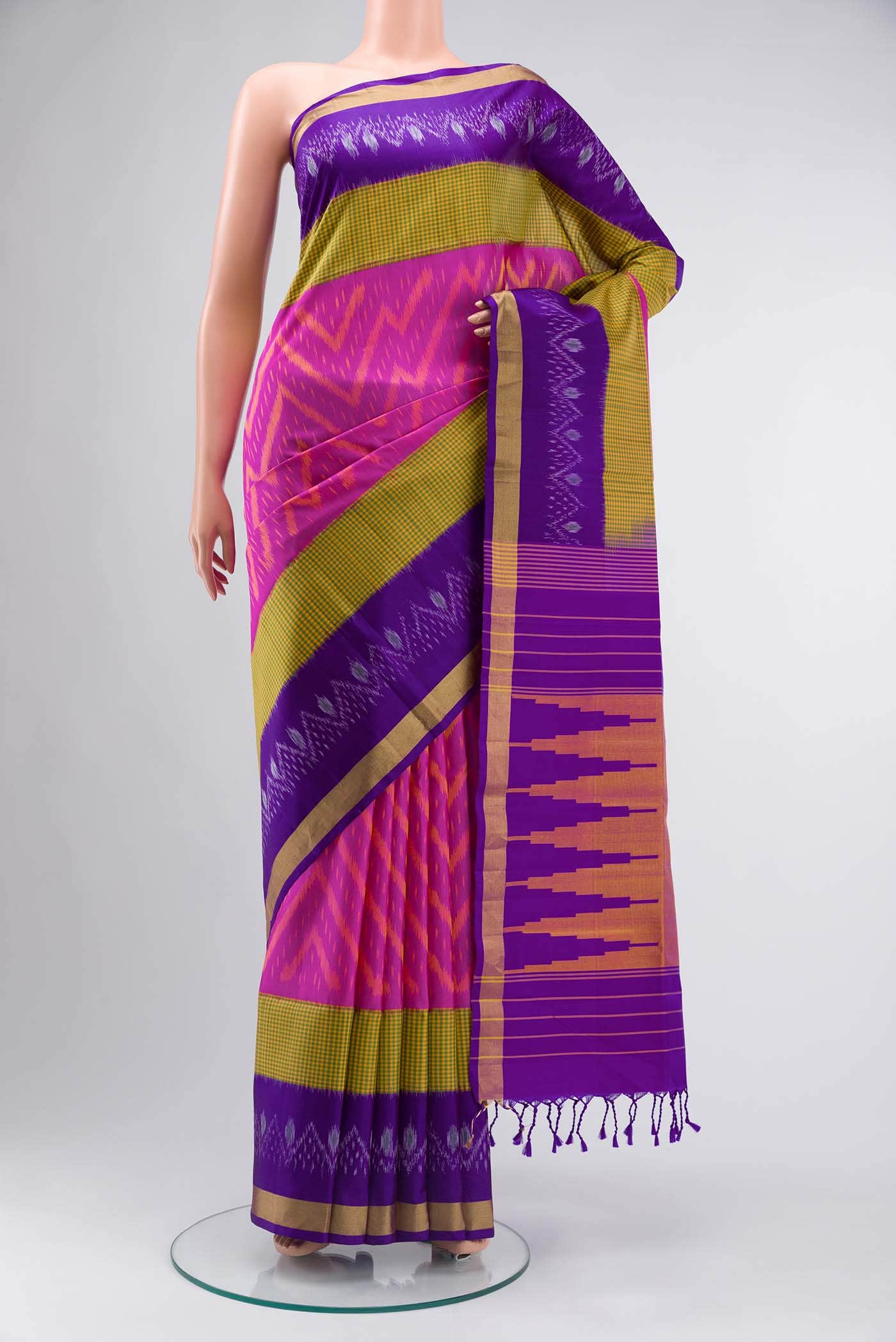 Pink Soft Silk Saree