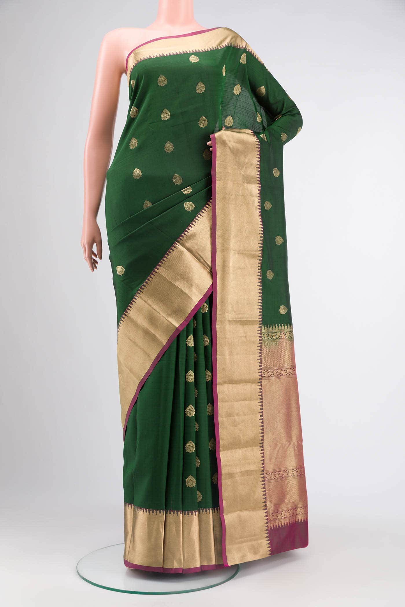 Green Kanchipuram Silk Saree