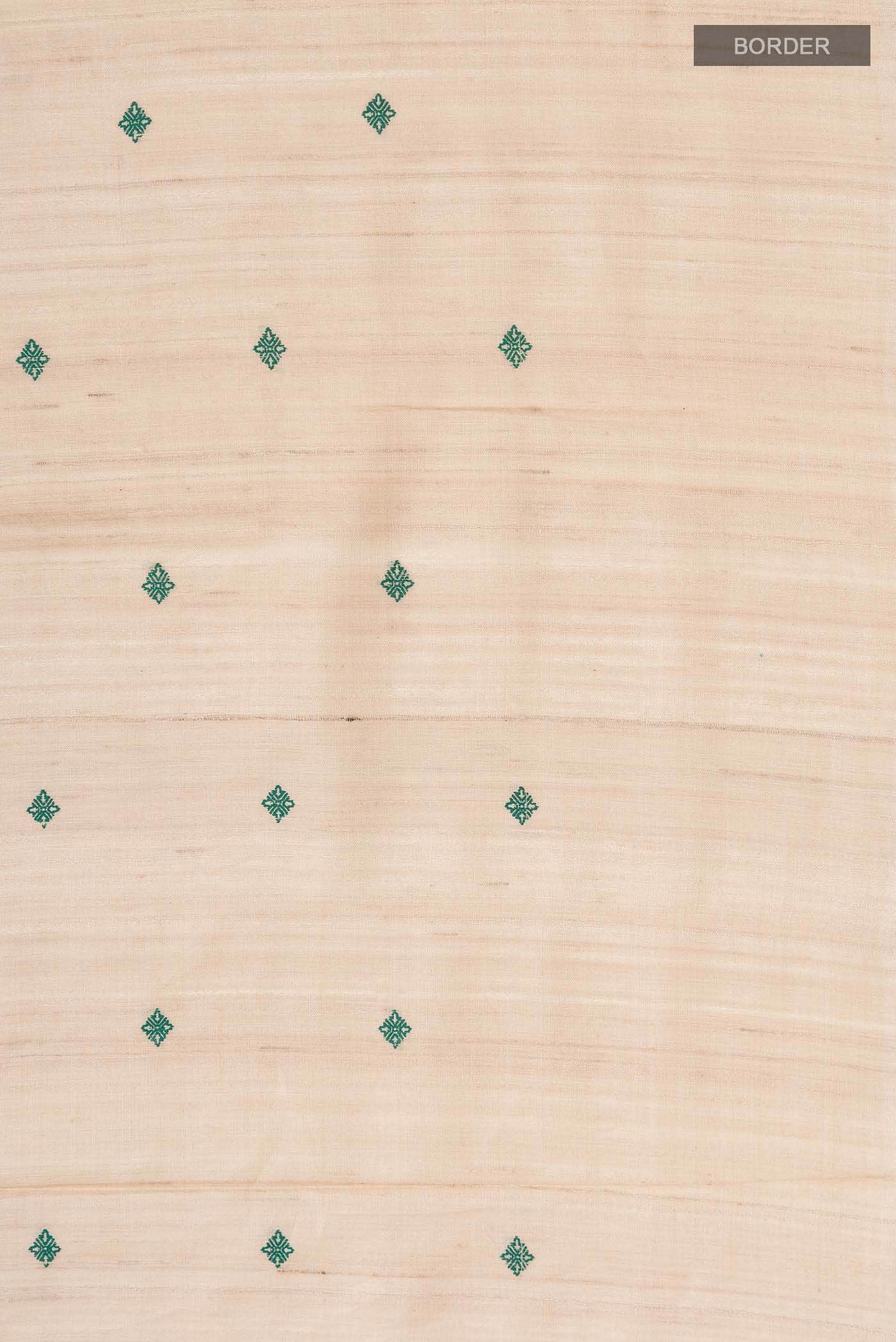 Beige Banarasi Tussar Silk Saree