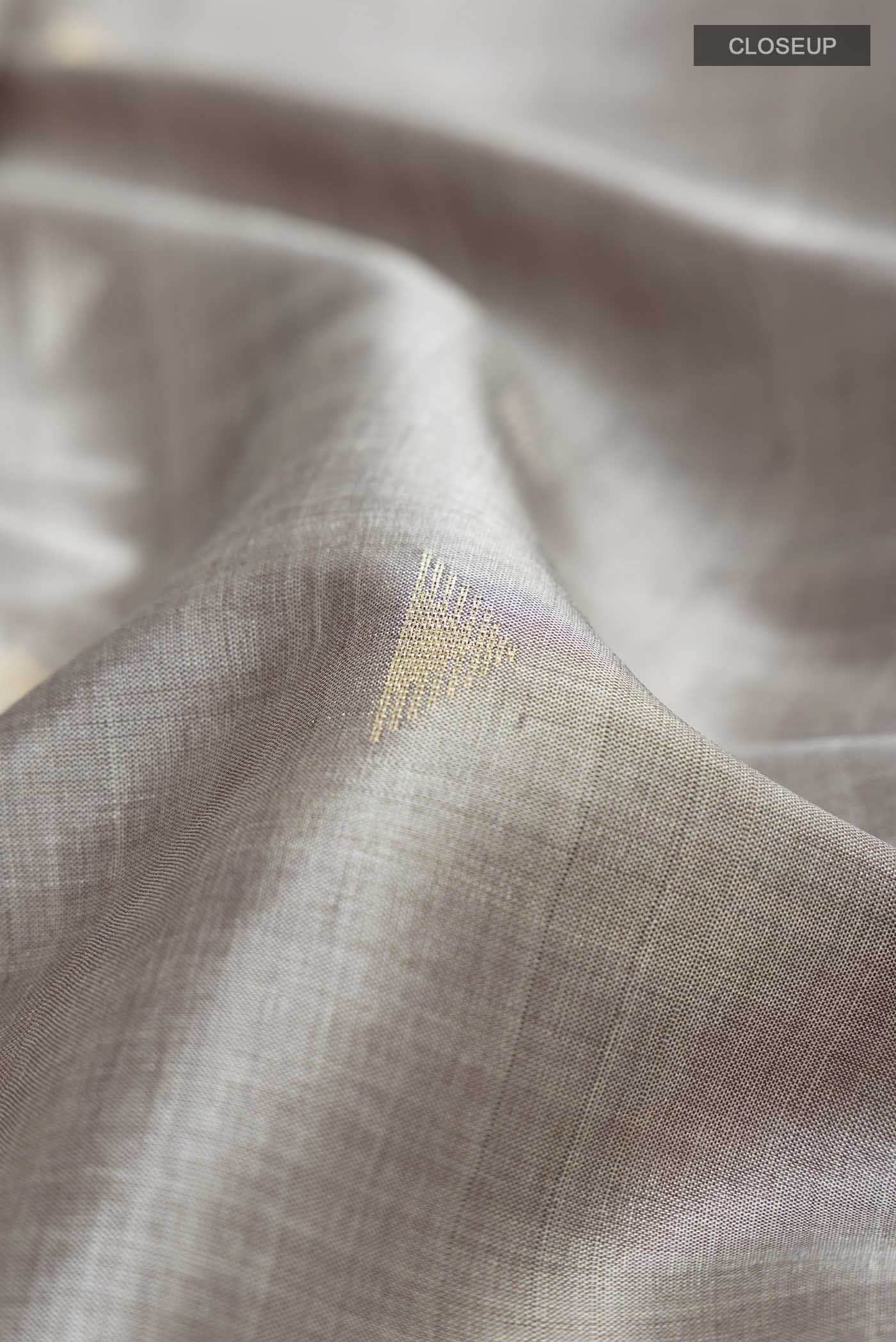 Grey MP Tussar Saree
