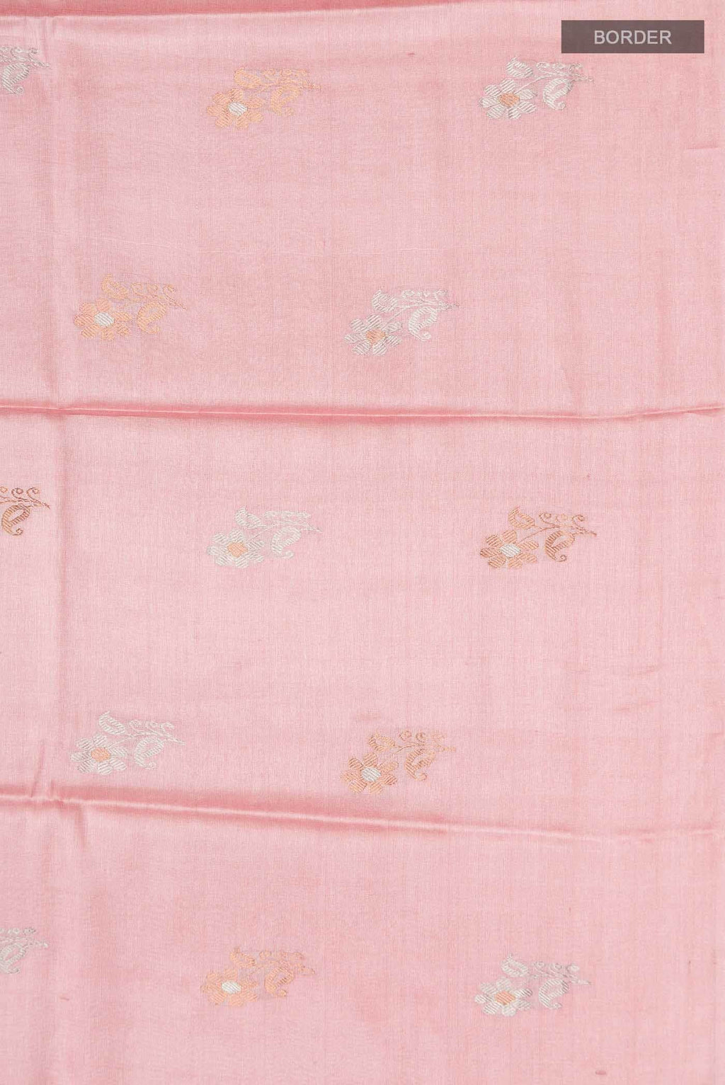 Peach MP Tussar Saree
