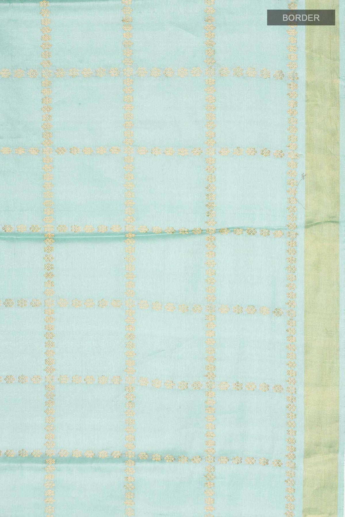 Sea Green MP Tussar Saree